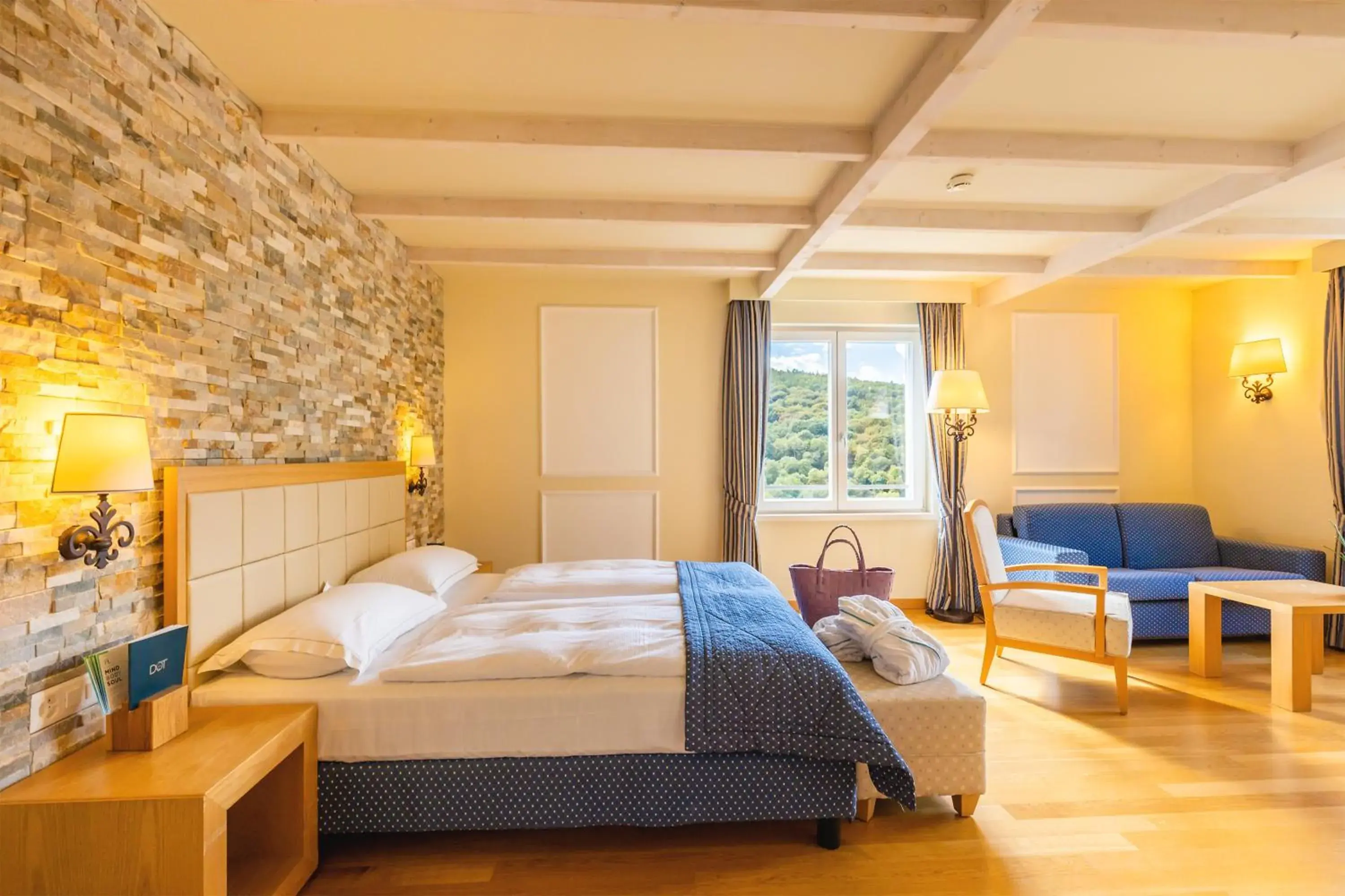 Bed in Kurhaus Cademario Hotel & DOT Spa - Ticino Hotels Group