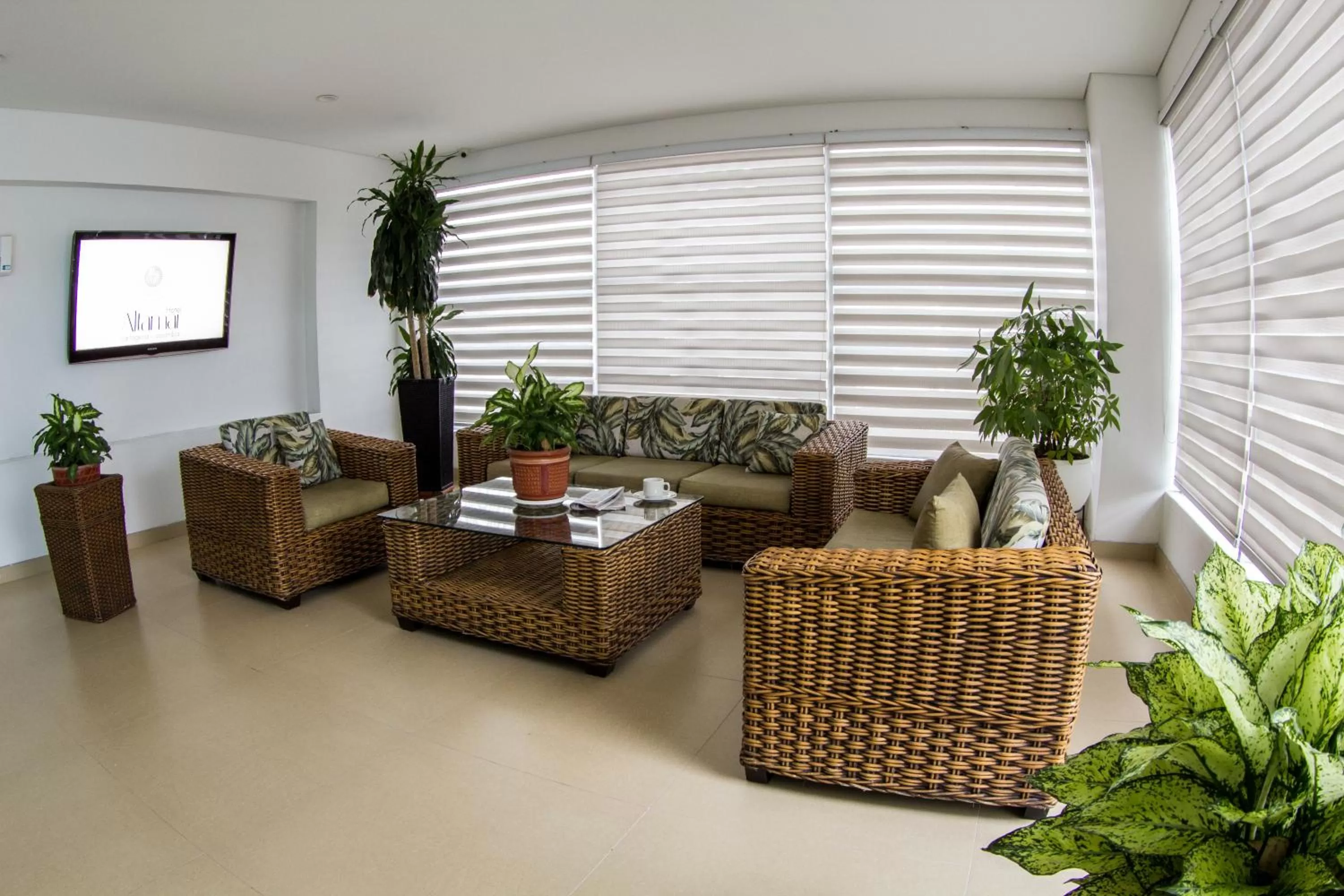 Lobby or reception in Hotel Altamar Cartagena