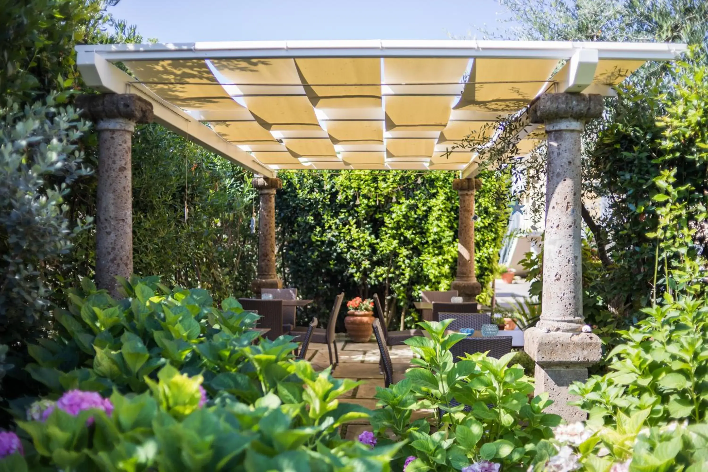 Patio in Hotel Villa Tiziana