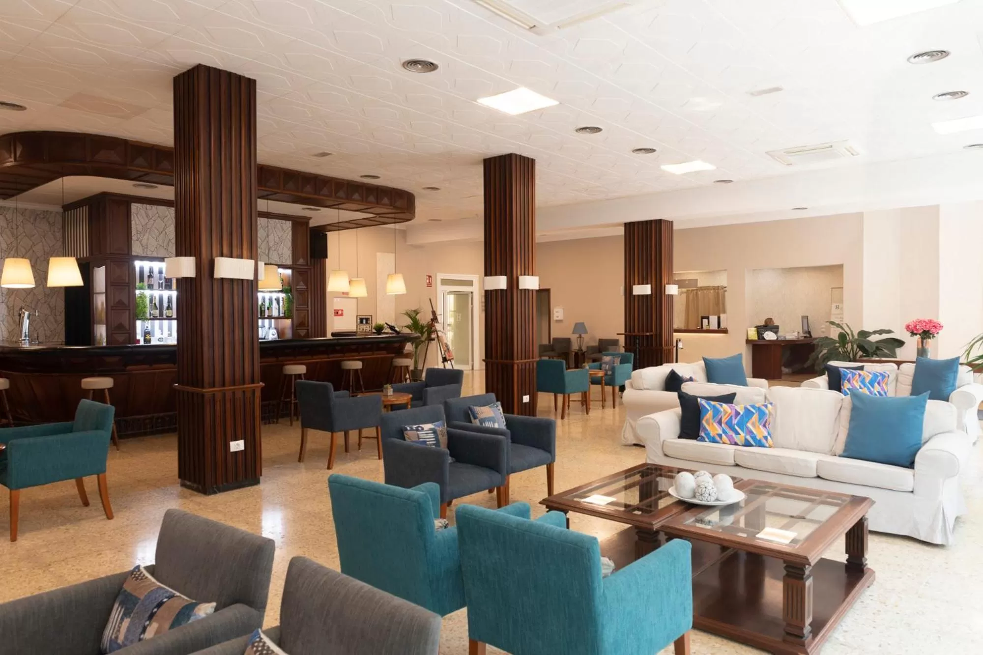 Lobby or reception in Hotel Marte
