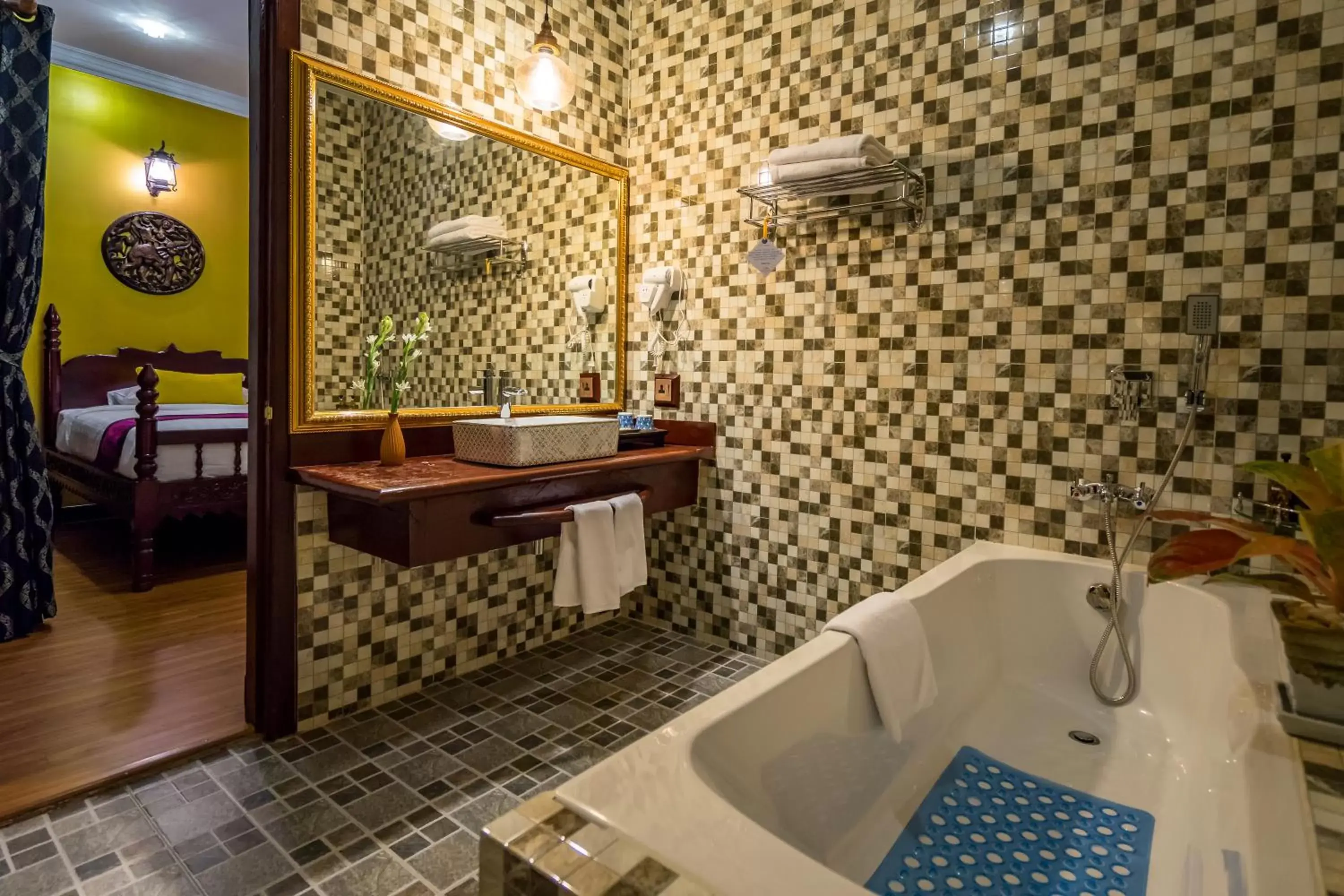 Bathroom in Beyond Yangon Inn