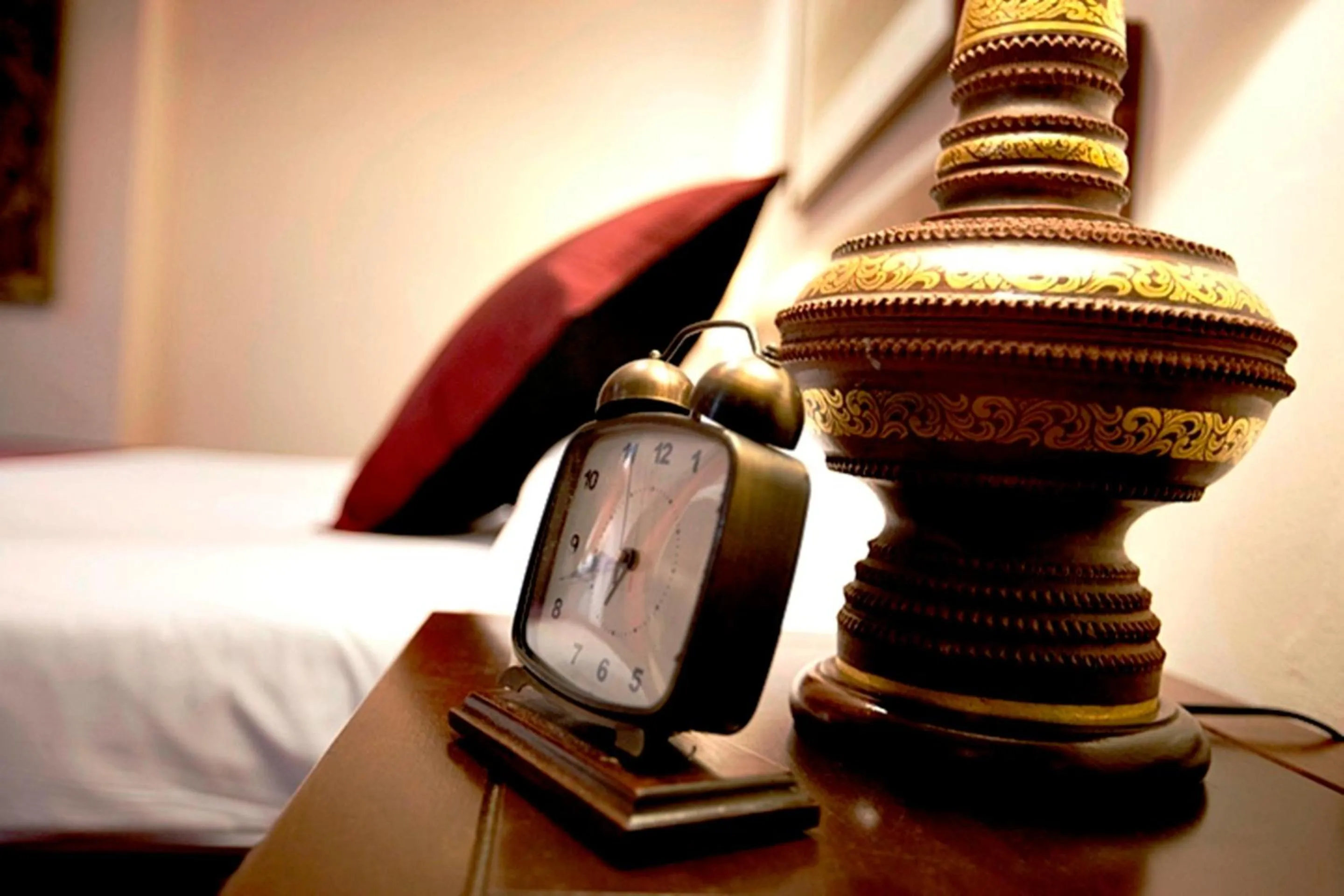 Decorative detail, Bed in The Siam Heritage Hotel