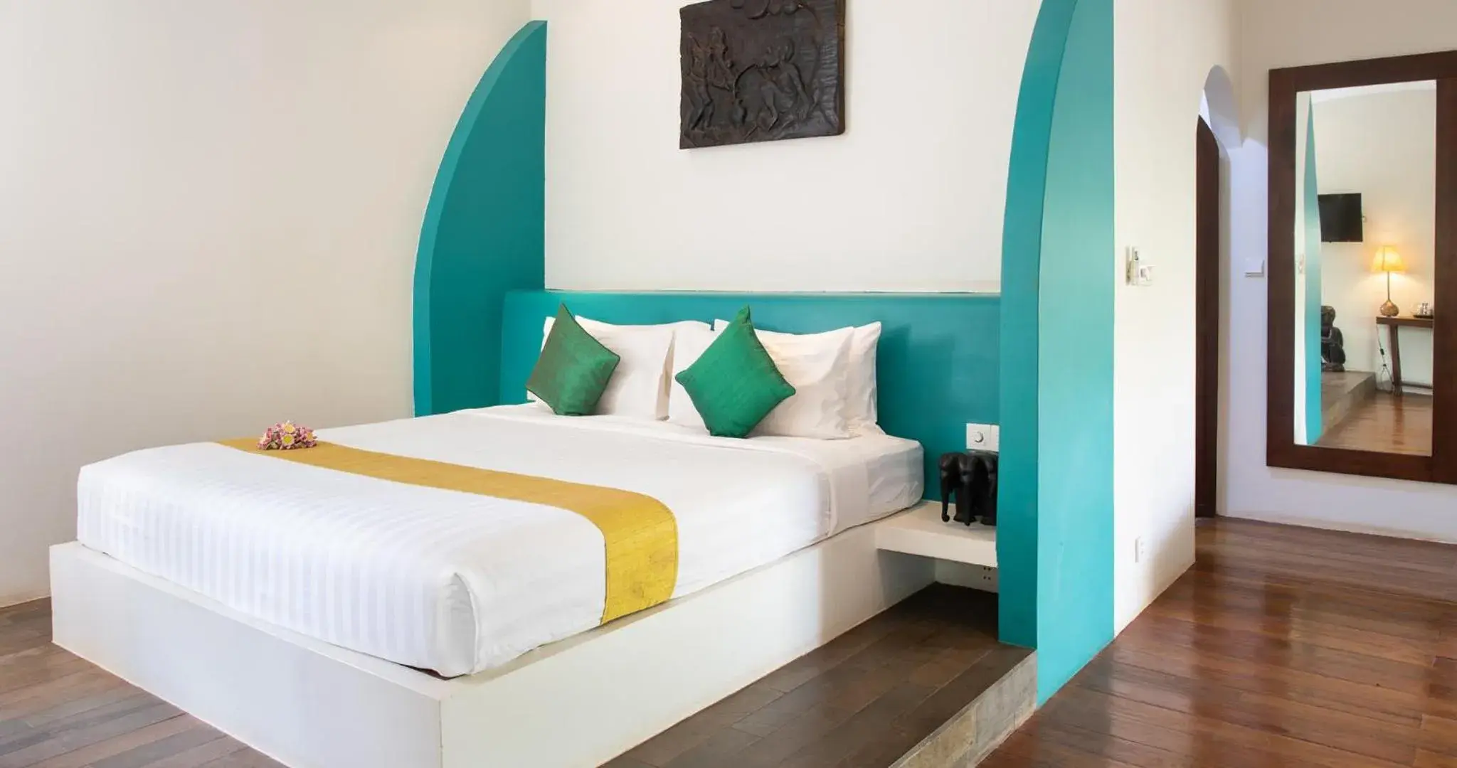 Bed in Navutu Dreams Resort & Wellness Retreat