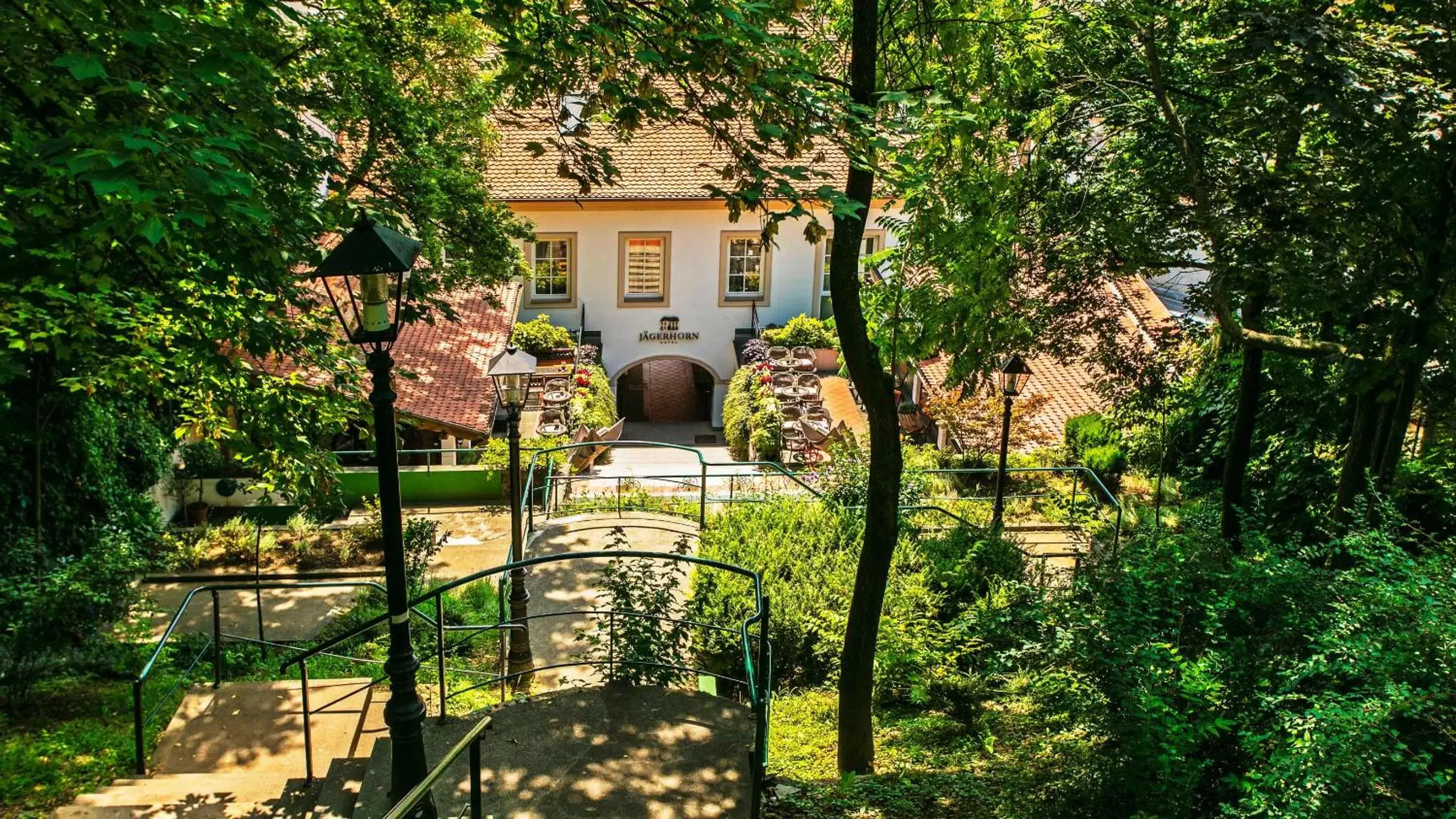 Garden, Property Building in Hotel Jägerhorn