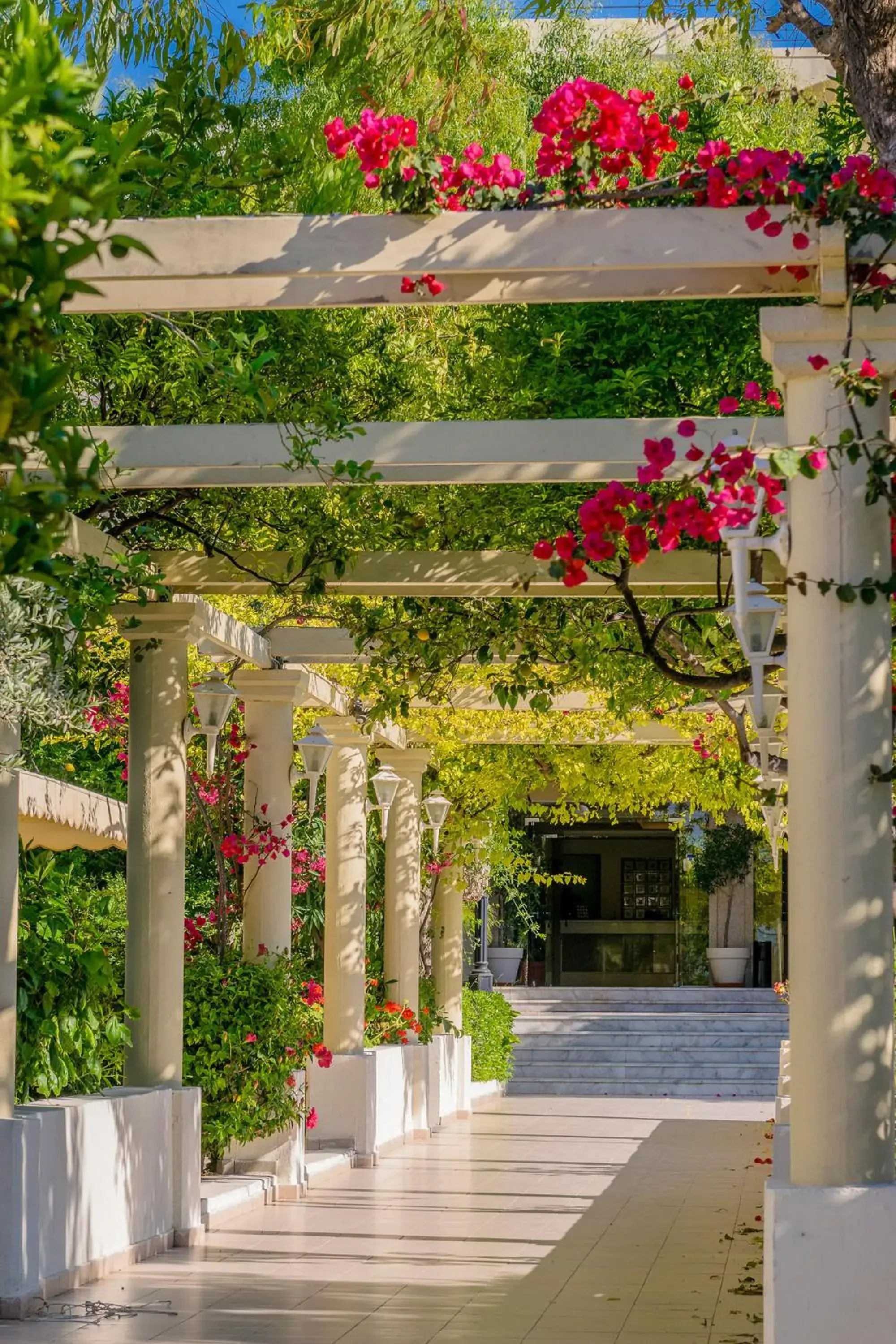 Garden in Filerimos Village Hotel