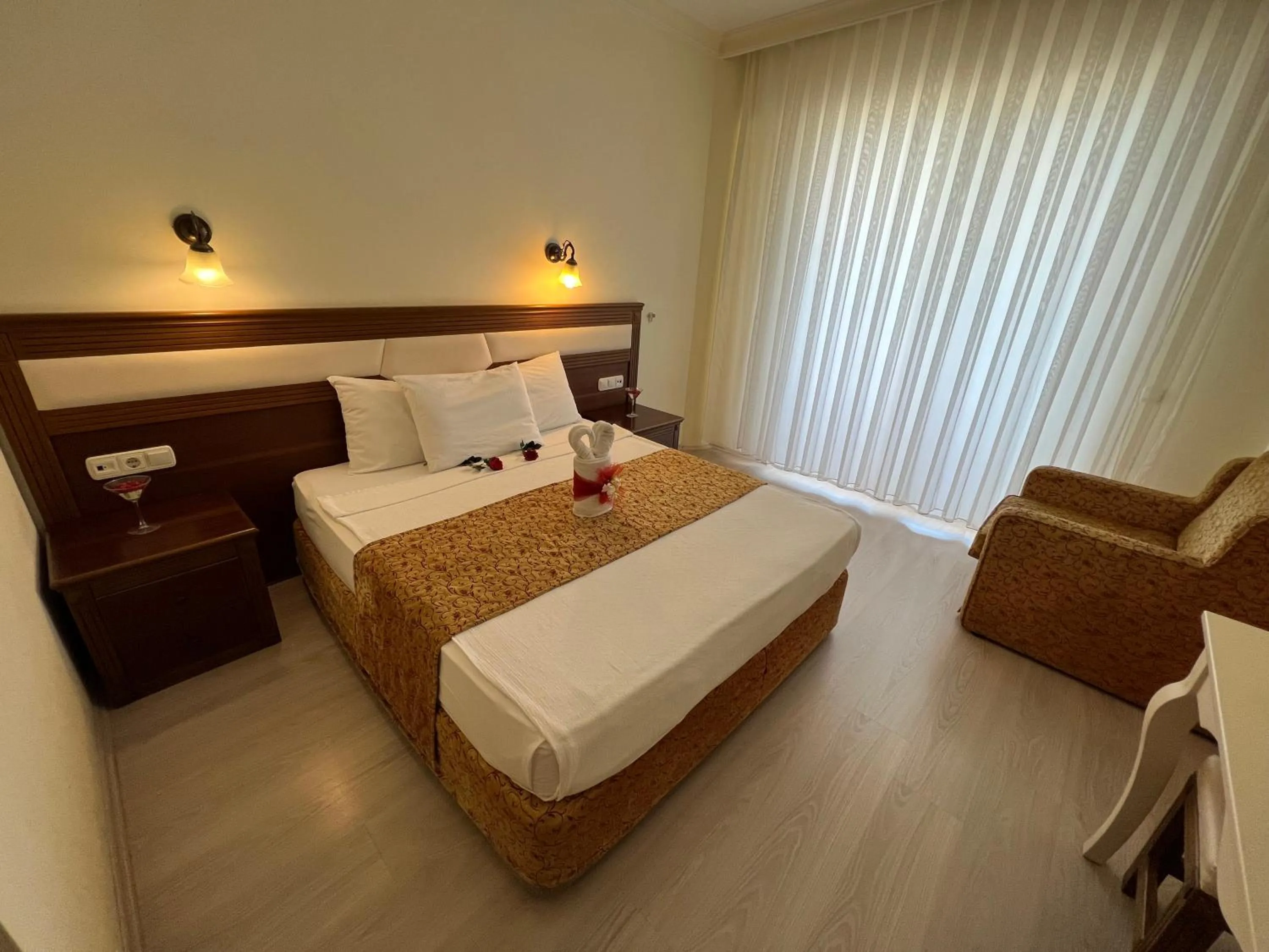 Bed in Valeri Beach Hotel
