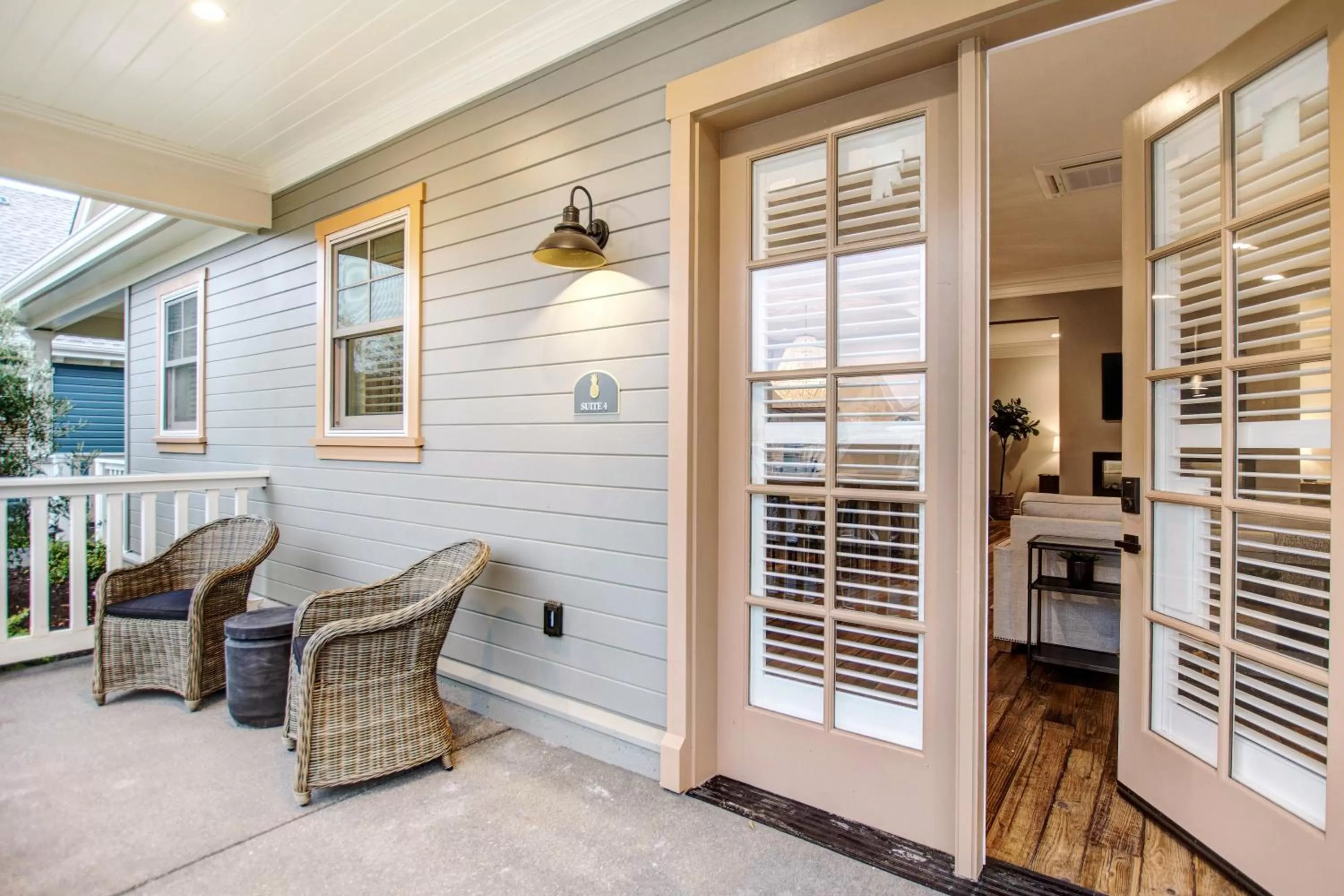 Patio in Sonoma Bungalows
