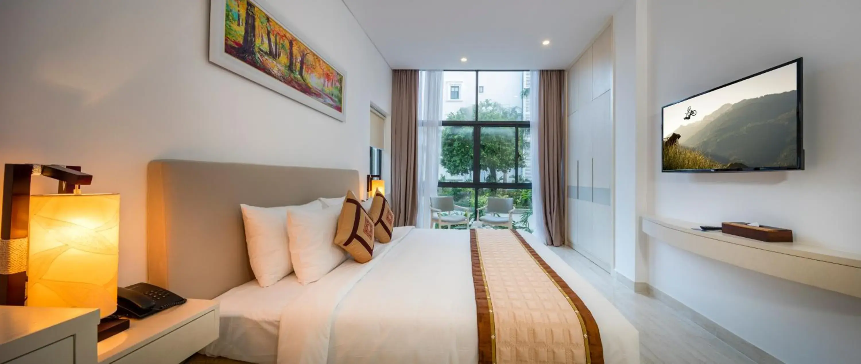 bunk bed in Diamond Bay Condotel Resort Nha Trang