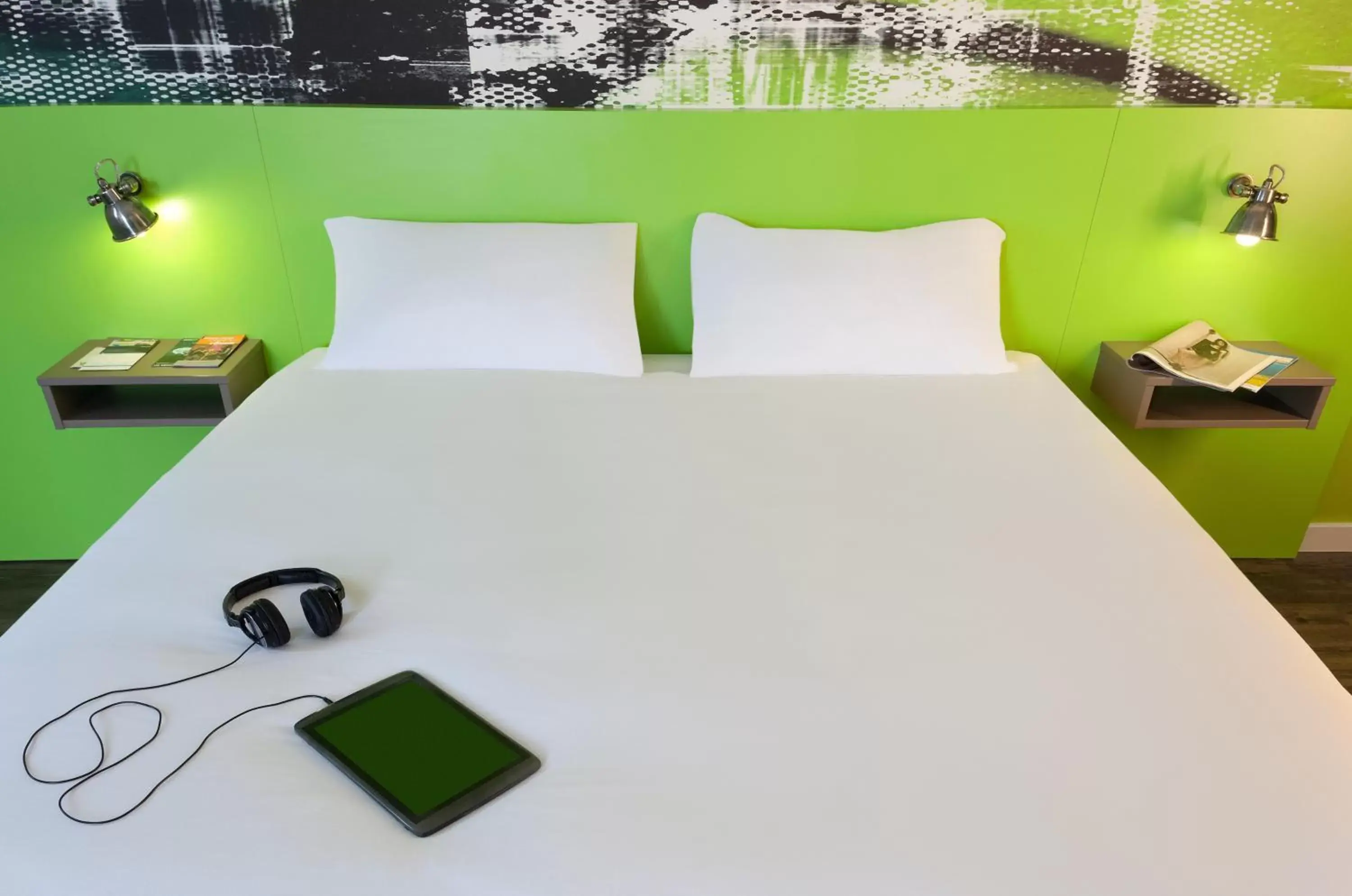 Bed in Ibis Styles Lyon Villeurbanne Parc de la Tête d'Or