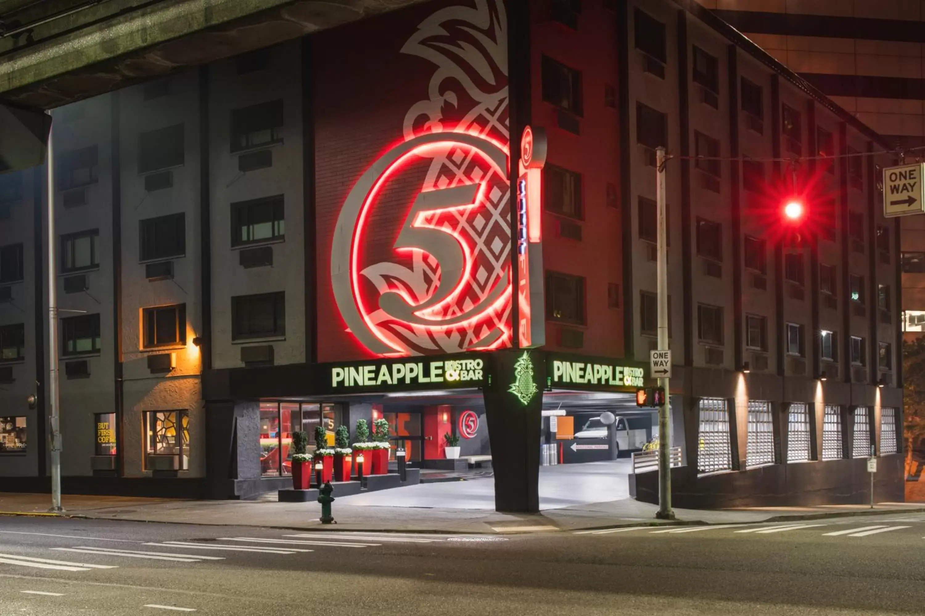 Facade/entrance, Property Building in Staypineapple, Hotel FIVE, Downtown Seattle