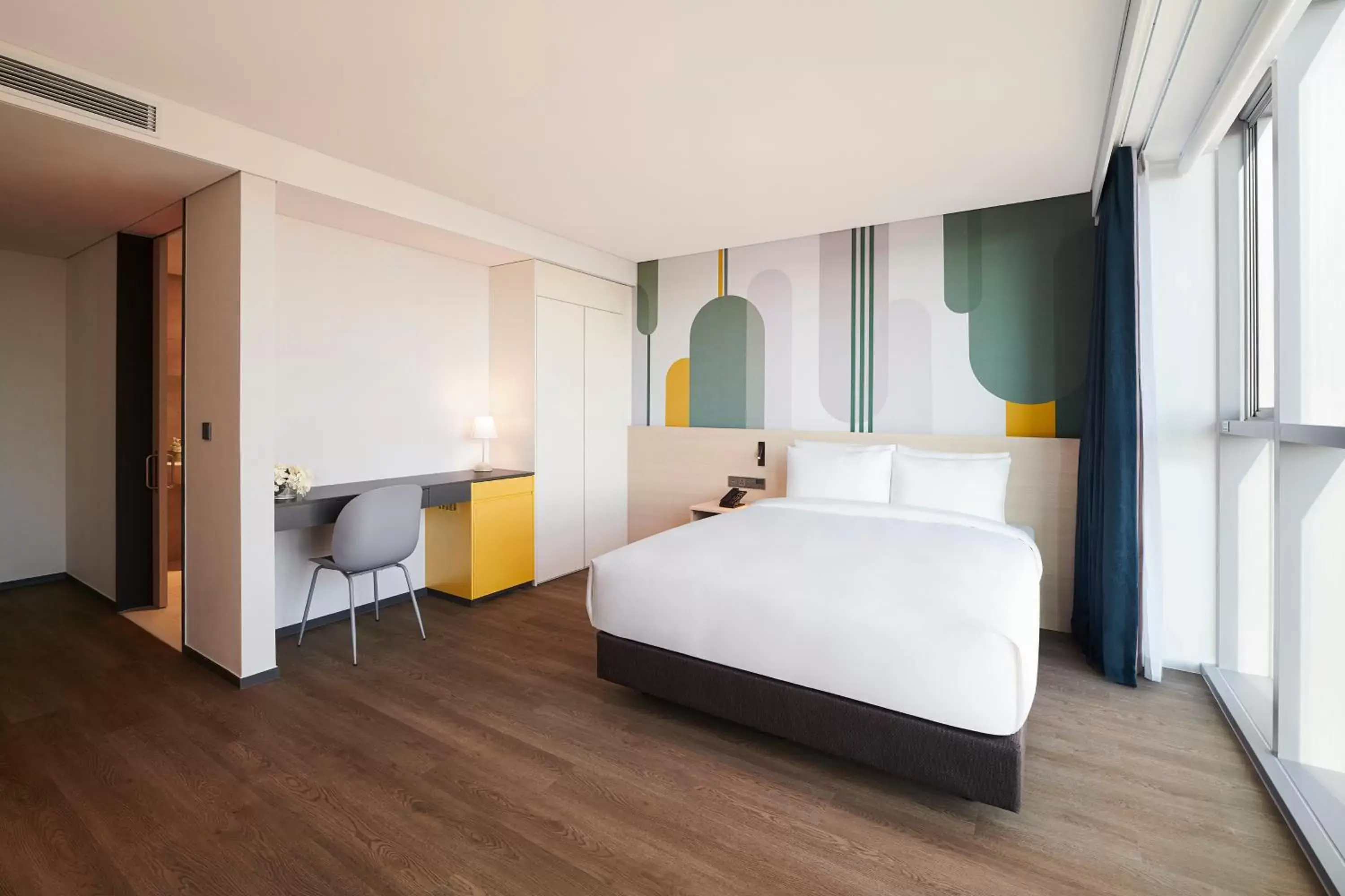 Bed in ibis Styles Ambassador Incheon Airport T2