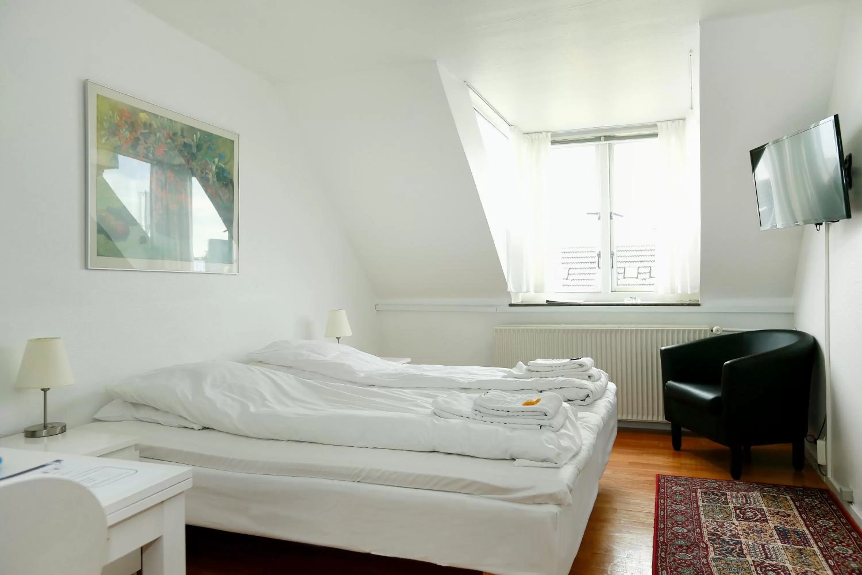 Bedroom, Bed in Hotel 9 små hjem