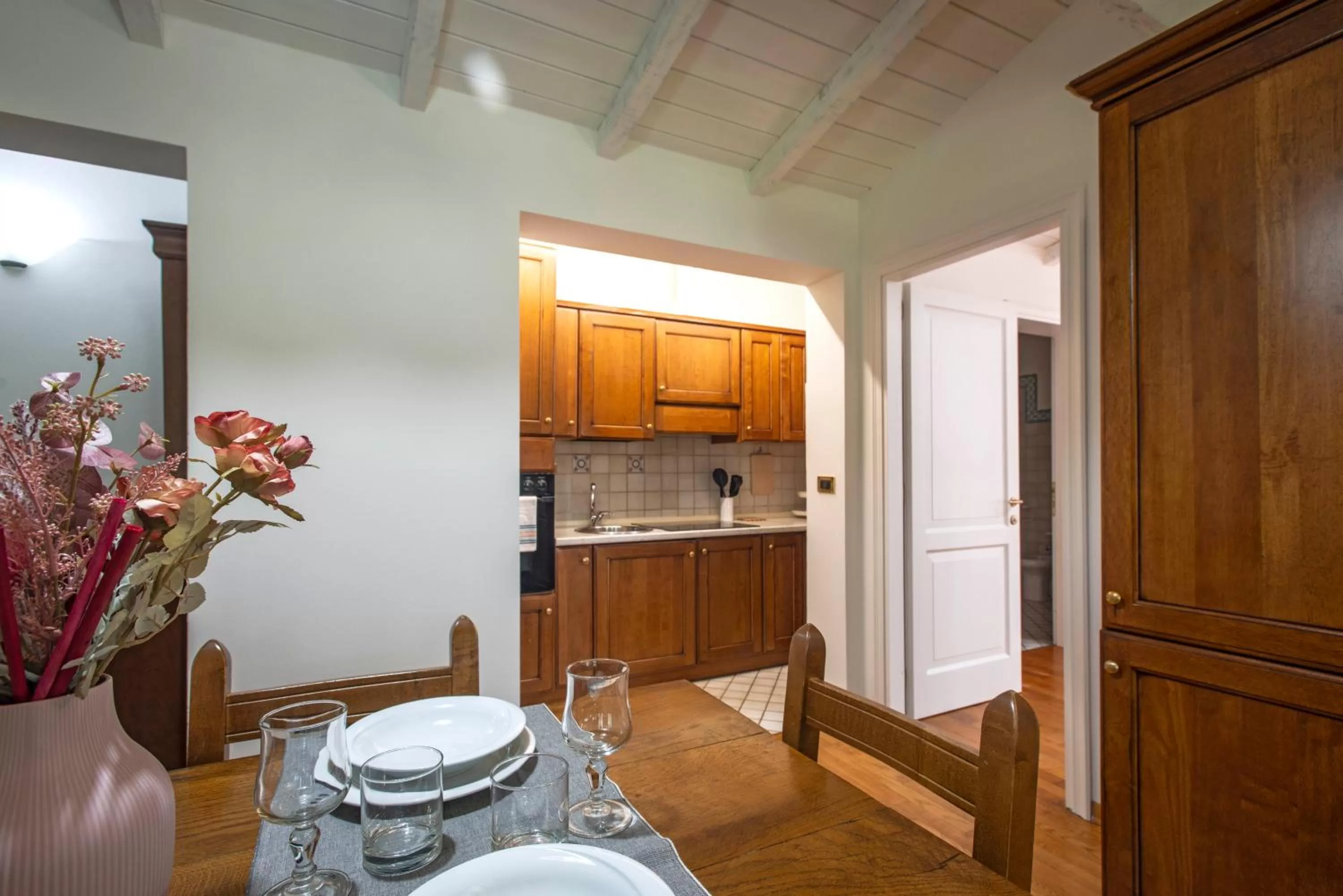 Kitchen or kitchenette in Residence Antico Borgo