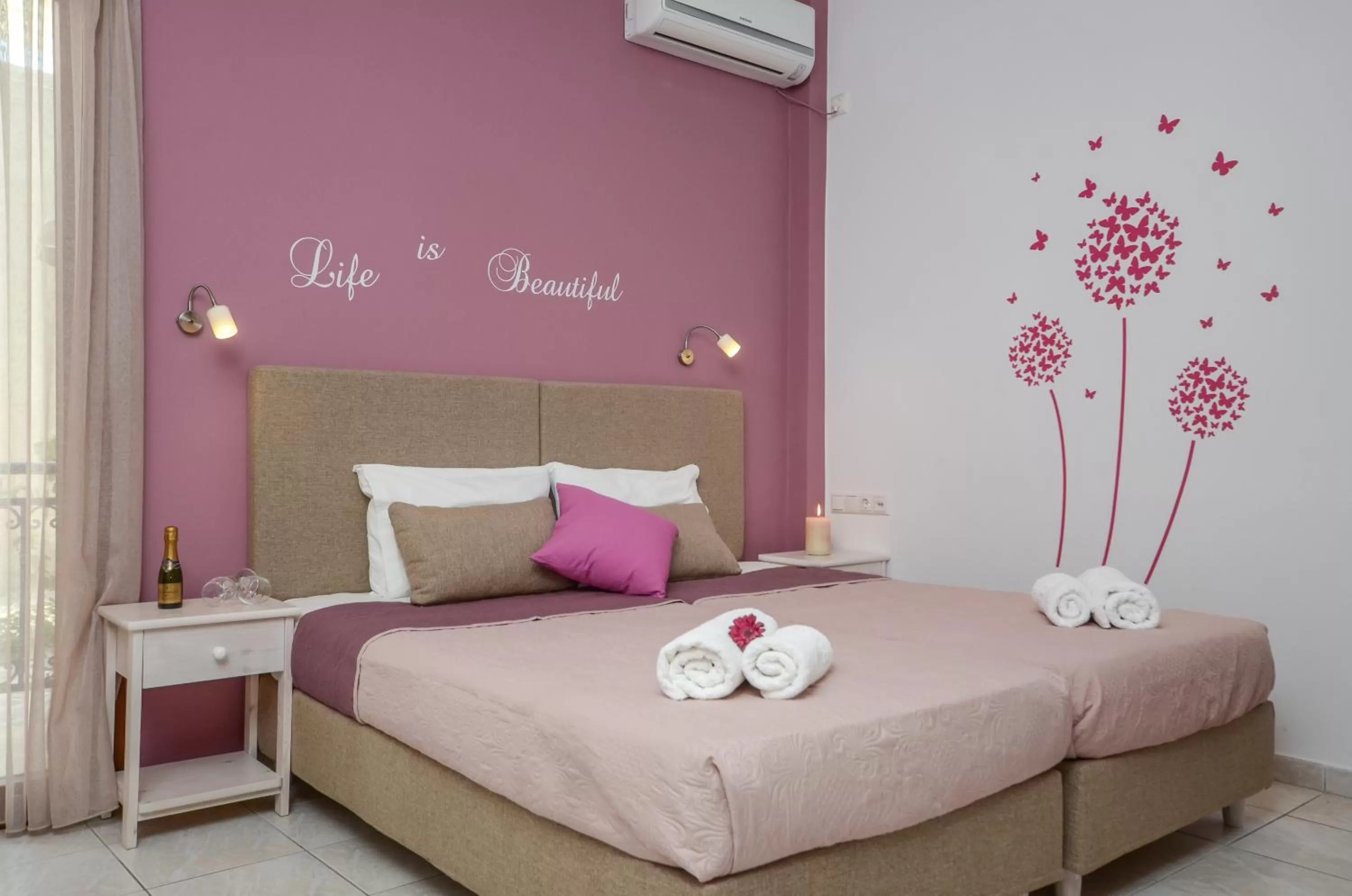 Bedroom, Bed in Panormos Hotel and Studios