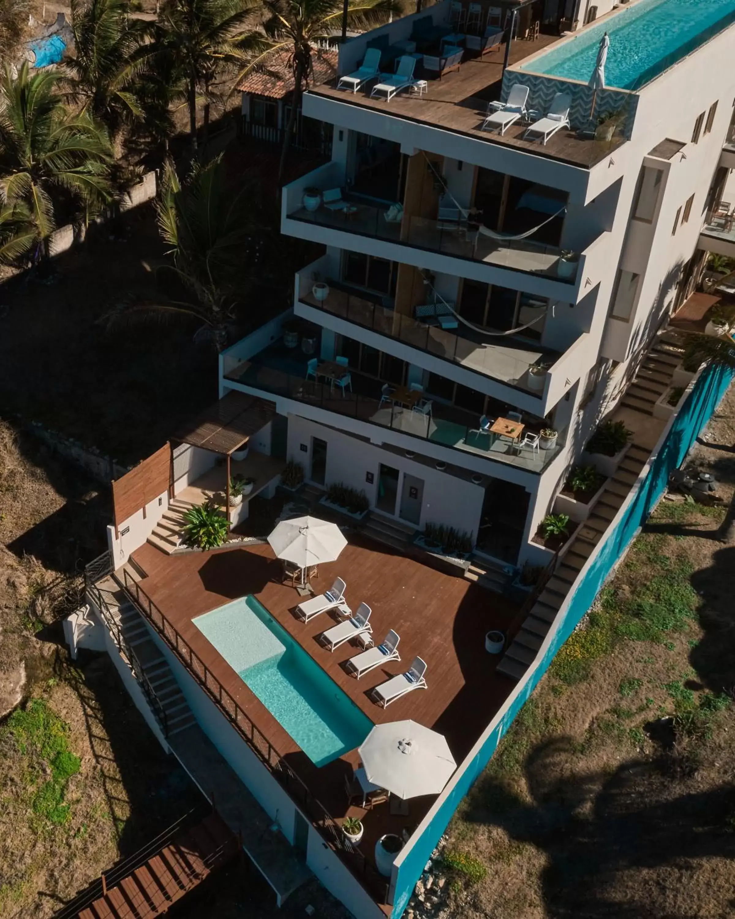 Property building, Bird's-eye View in Hotel Basalto