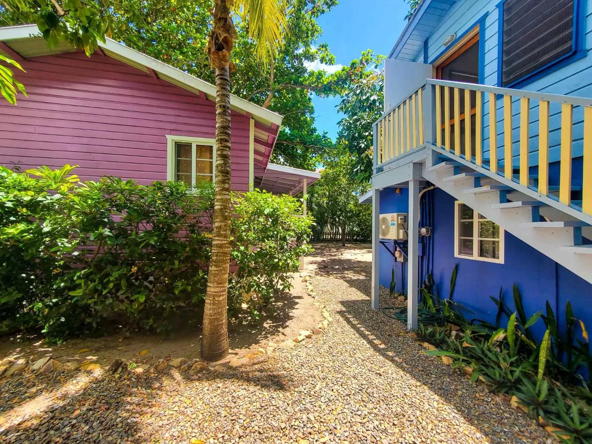 Facade/entrance in Placencia Villas