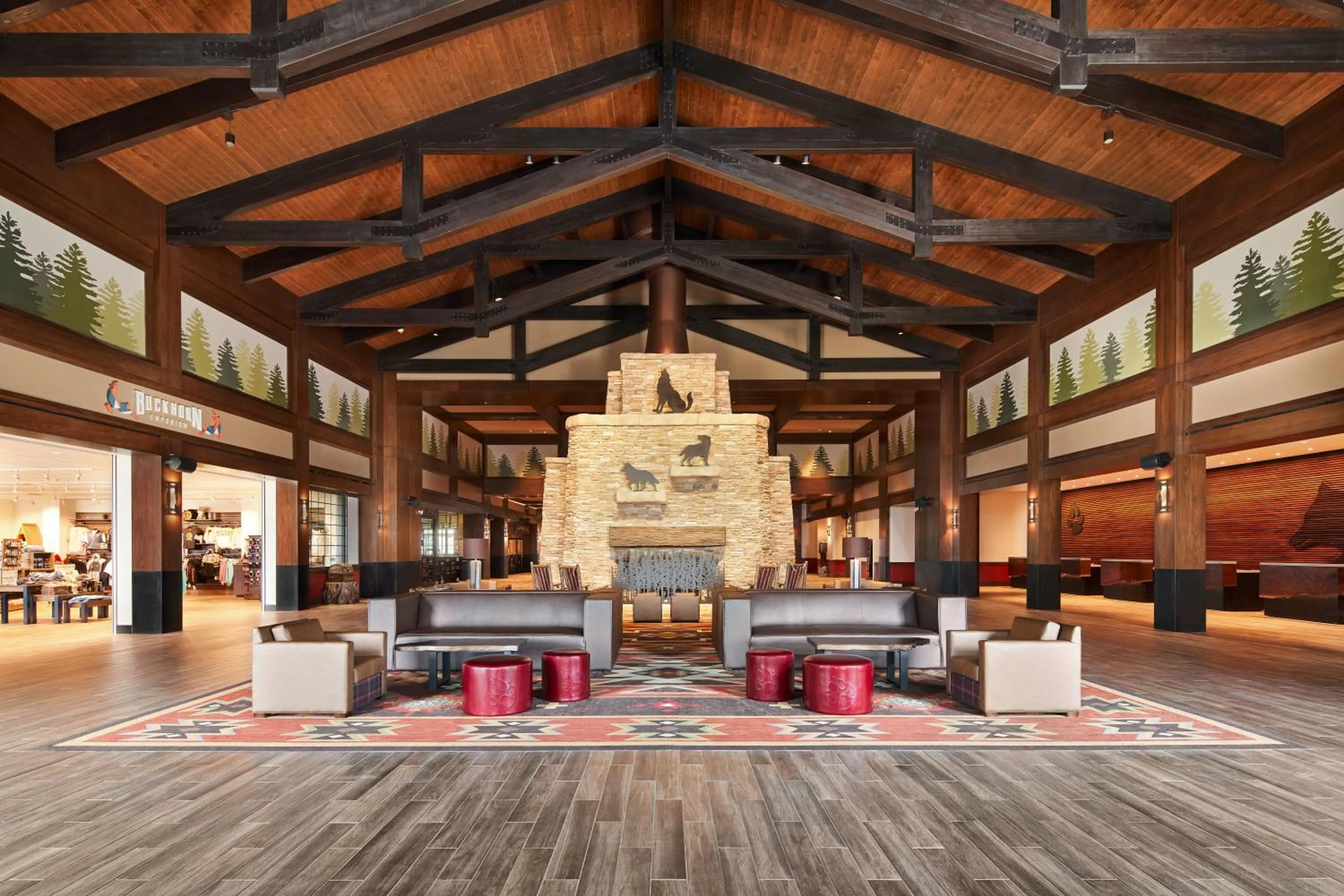Lobby or reception in Great Wolf Lodge Concord
