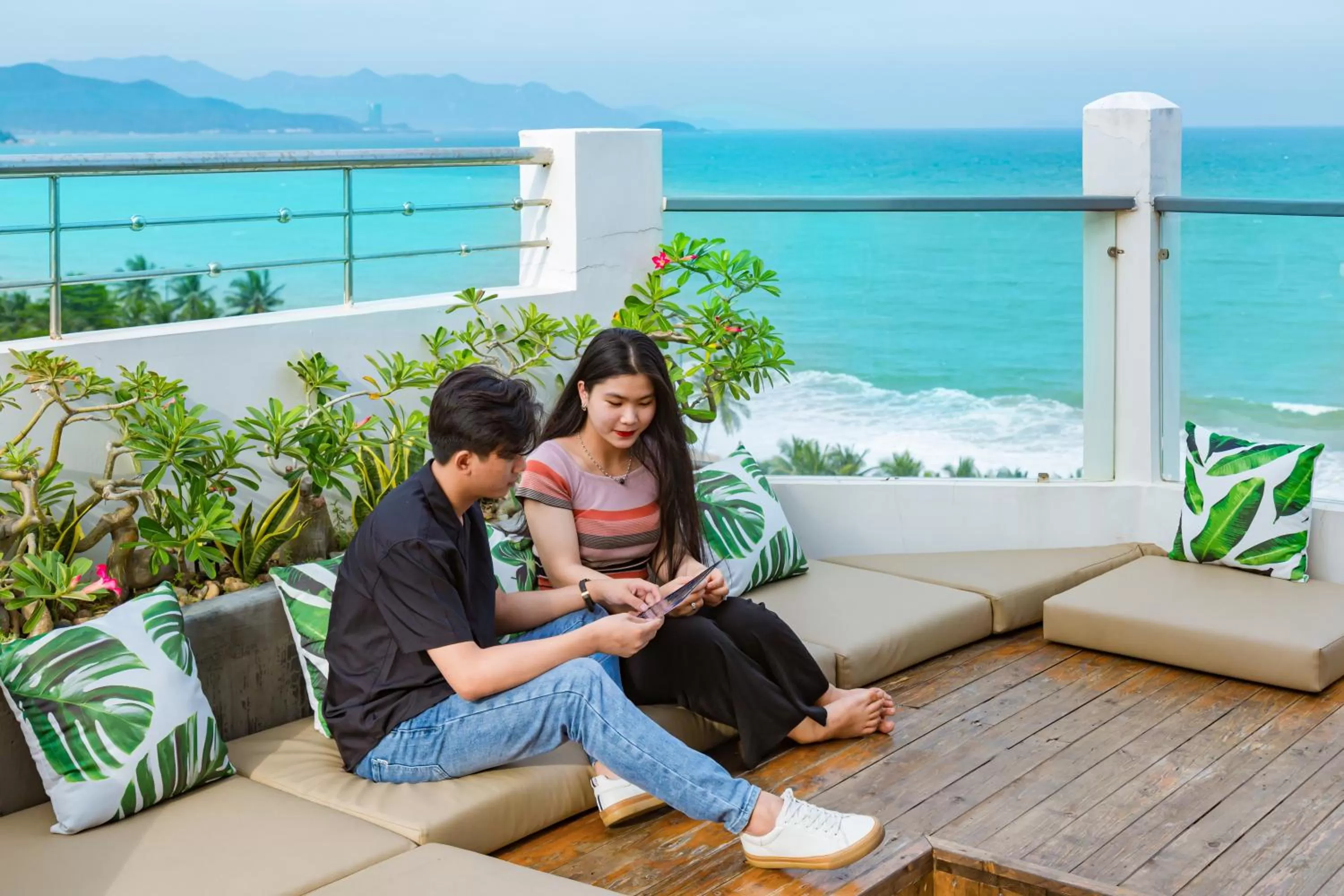 Property building in Azura Gold Hotel & Apartment