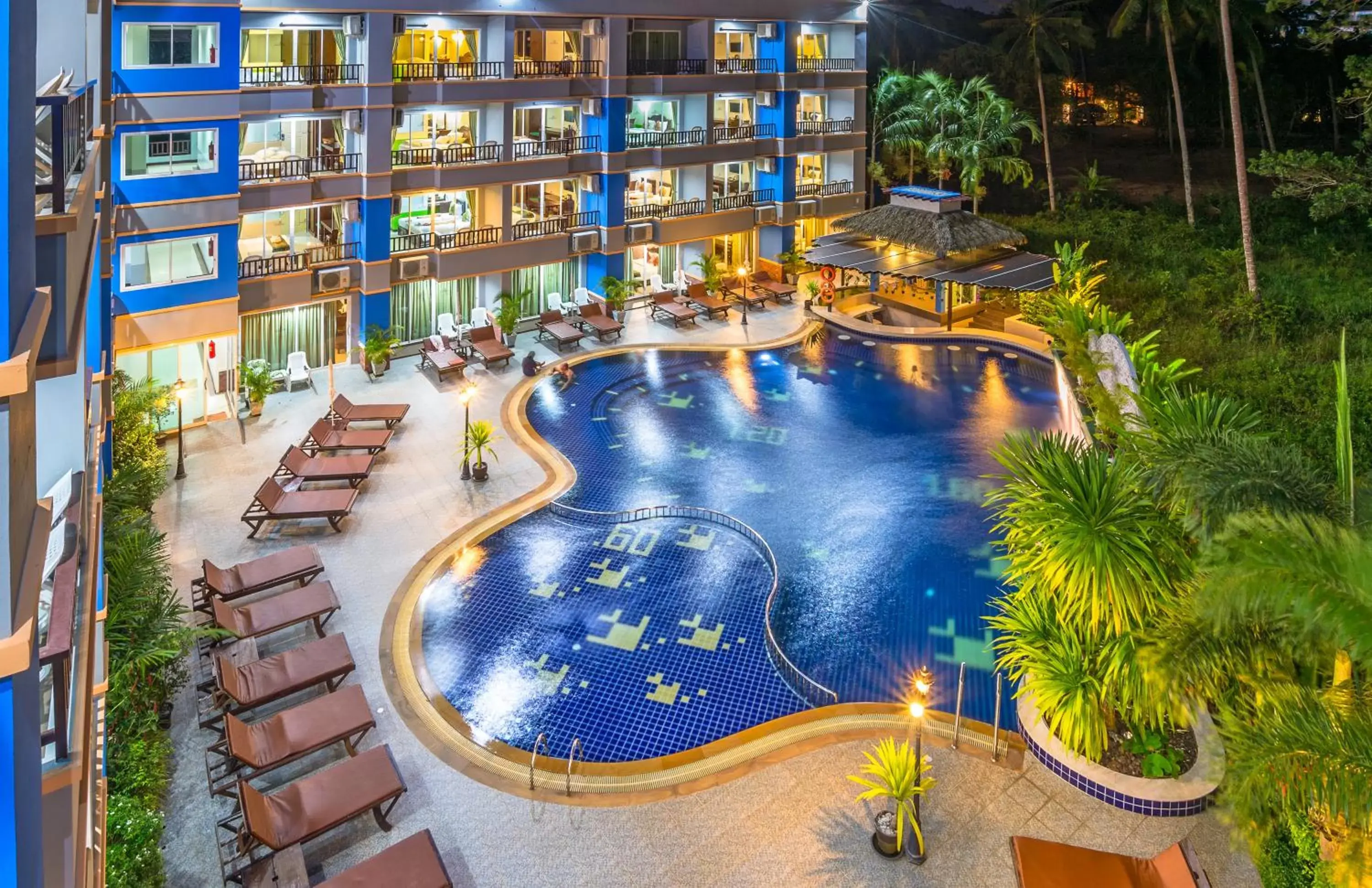 Pool View in Aonang Silver Orchid Resort