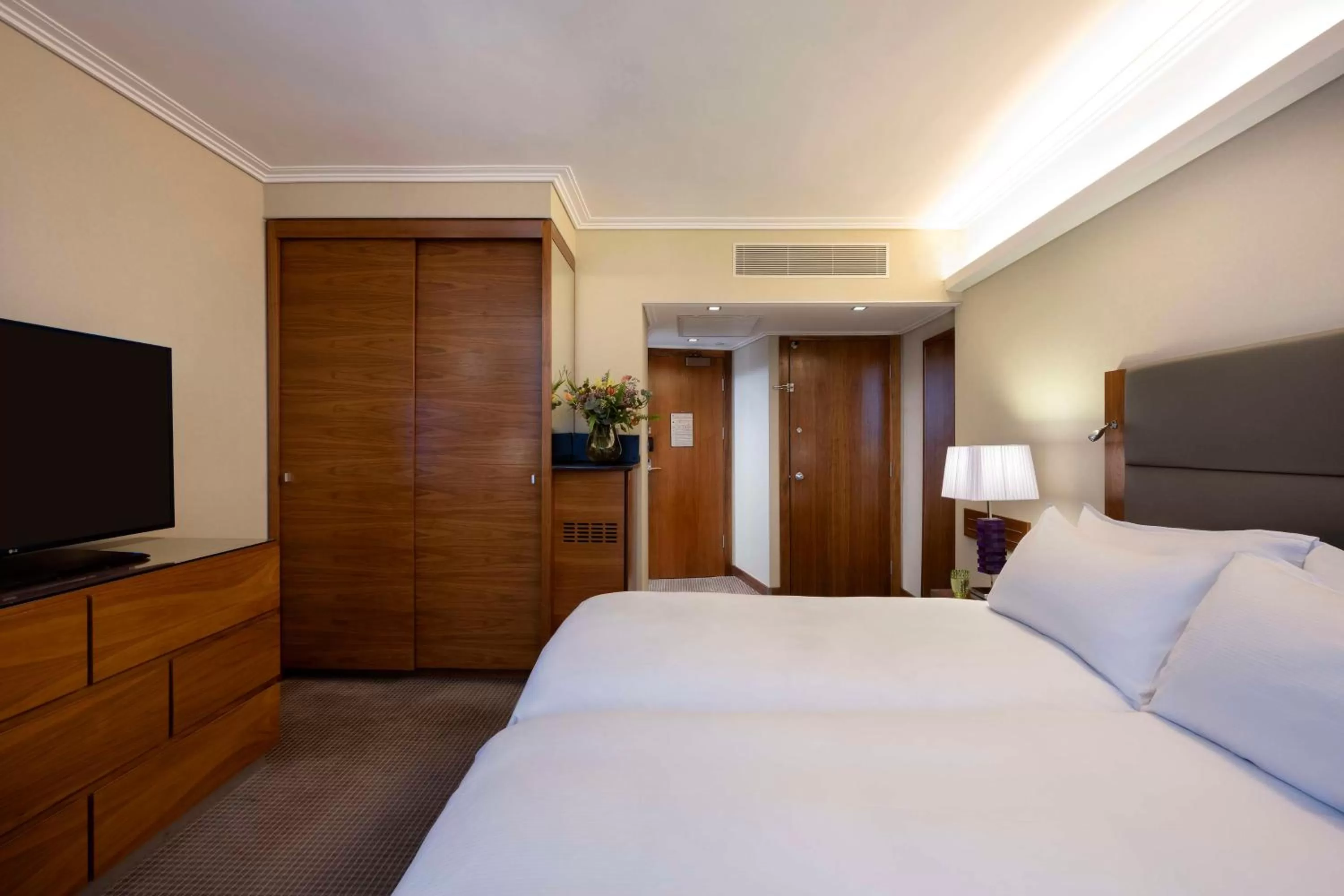 Bed in Hilton Tel Aviv Hotel