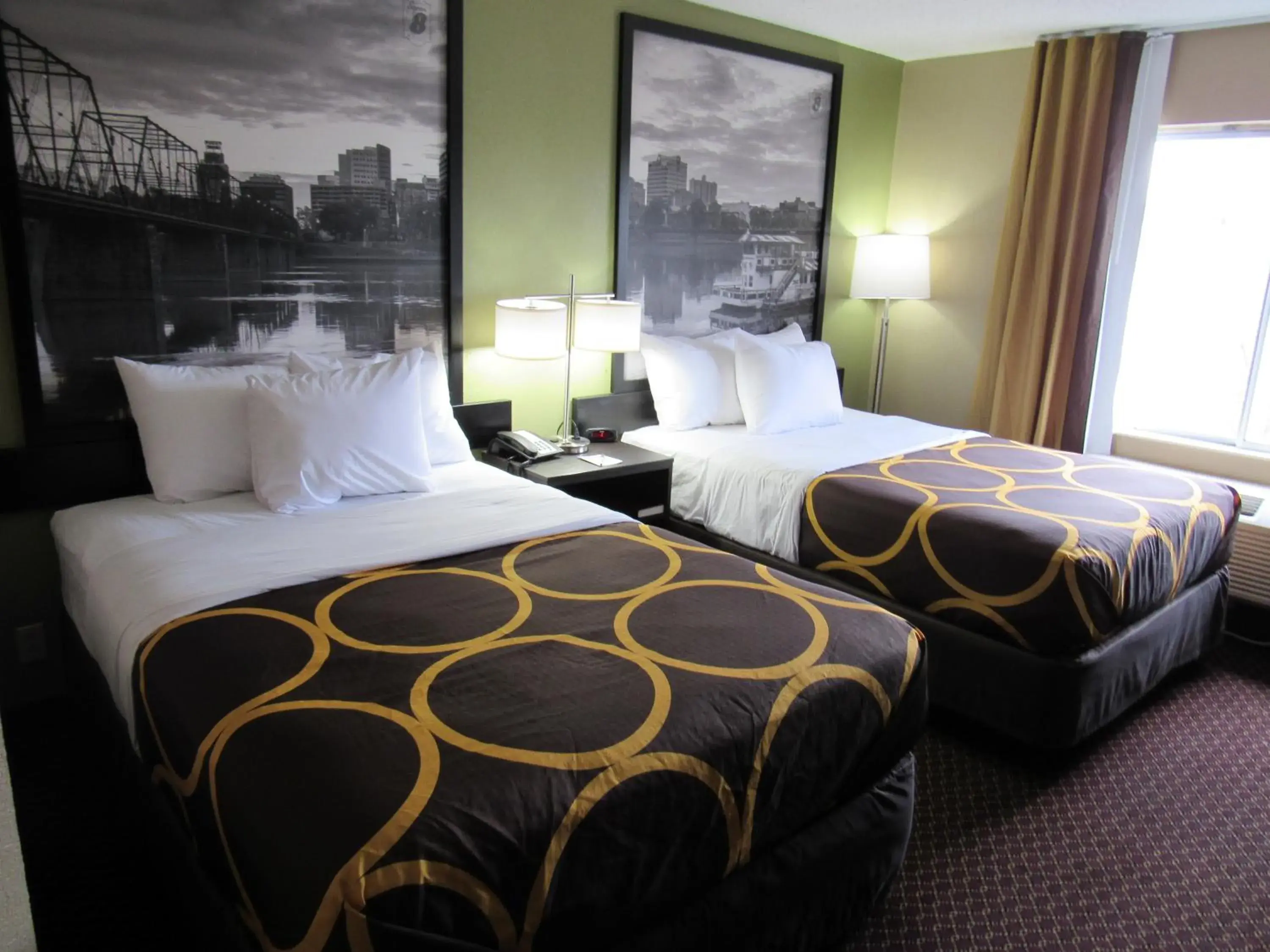 Bed in Super 8 by Wyndham New Cumberland