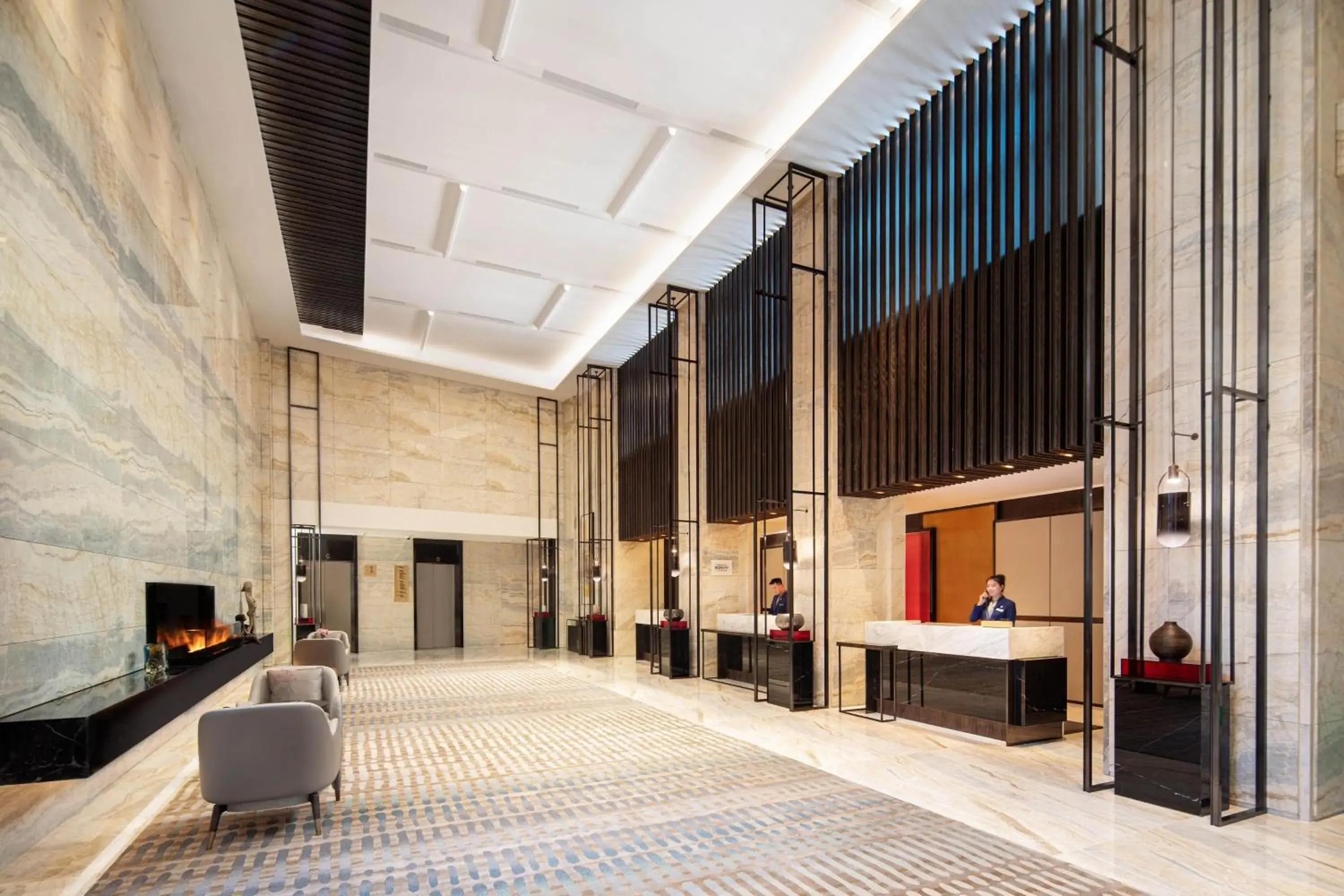 Lobby or reception in Four Points by Sheraton Shanghai Jiading Lobby or reception in Four Points by Sheraton Shanghai Jiading