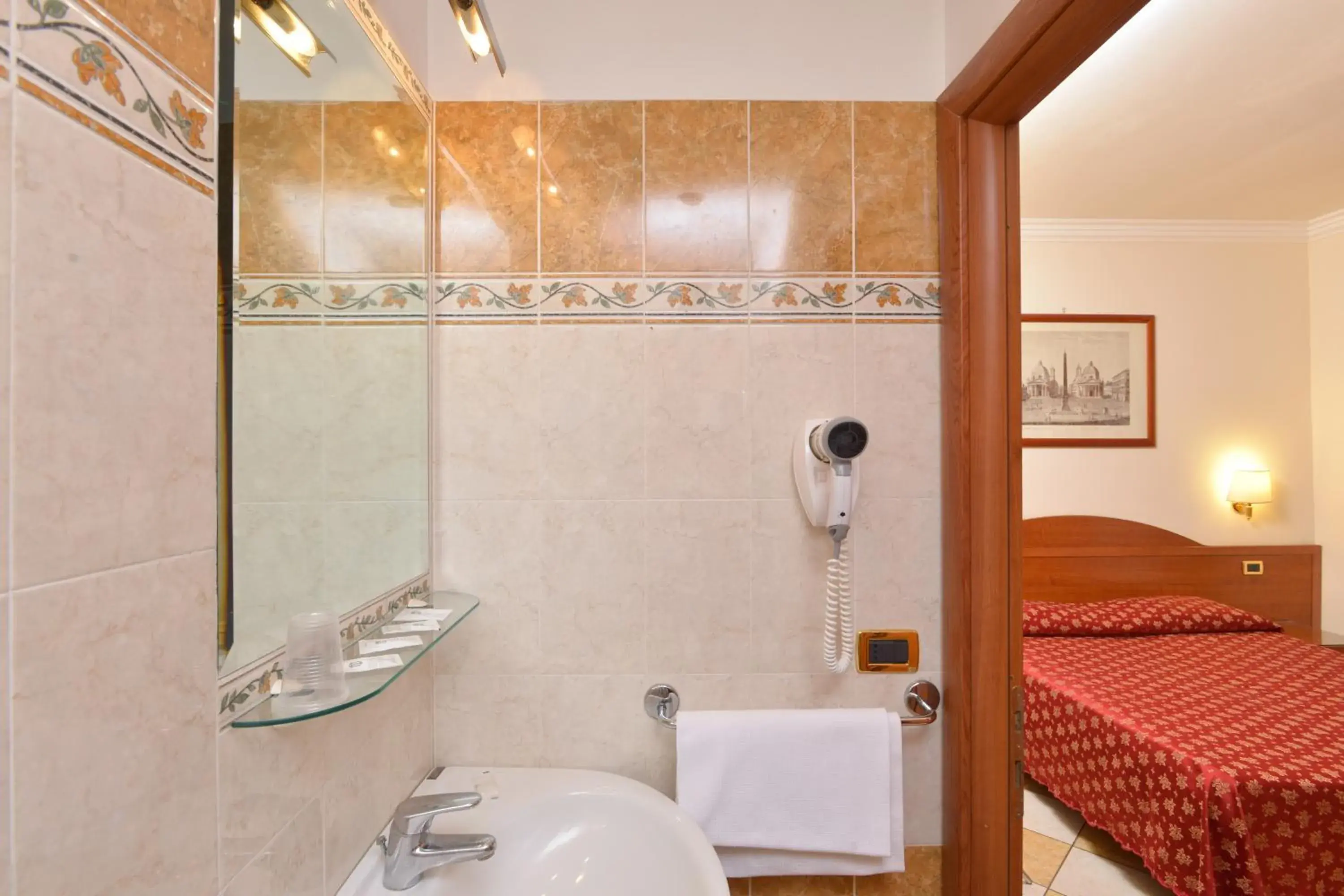 Decorative detail, Bathroom in Hotel Chicago