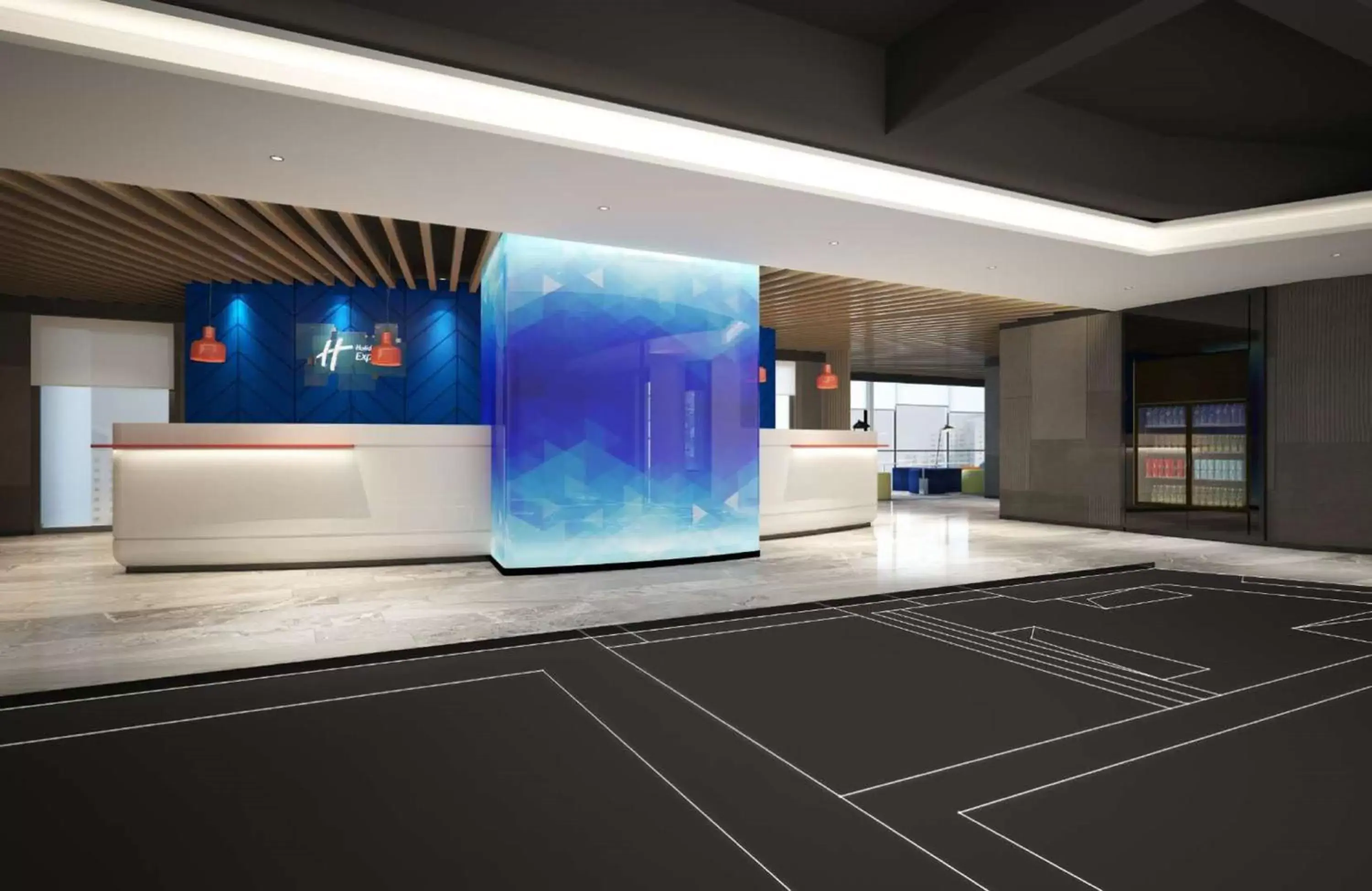 Lobby or reception, Lobby/Reception in Holiday Inn Express Foshan Chancheng, an IHG Hotel