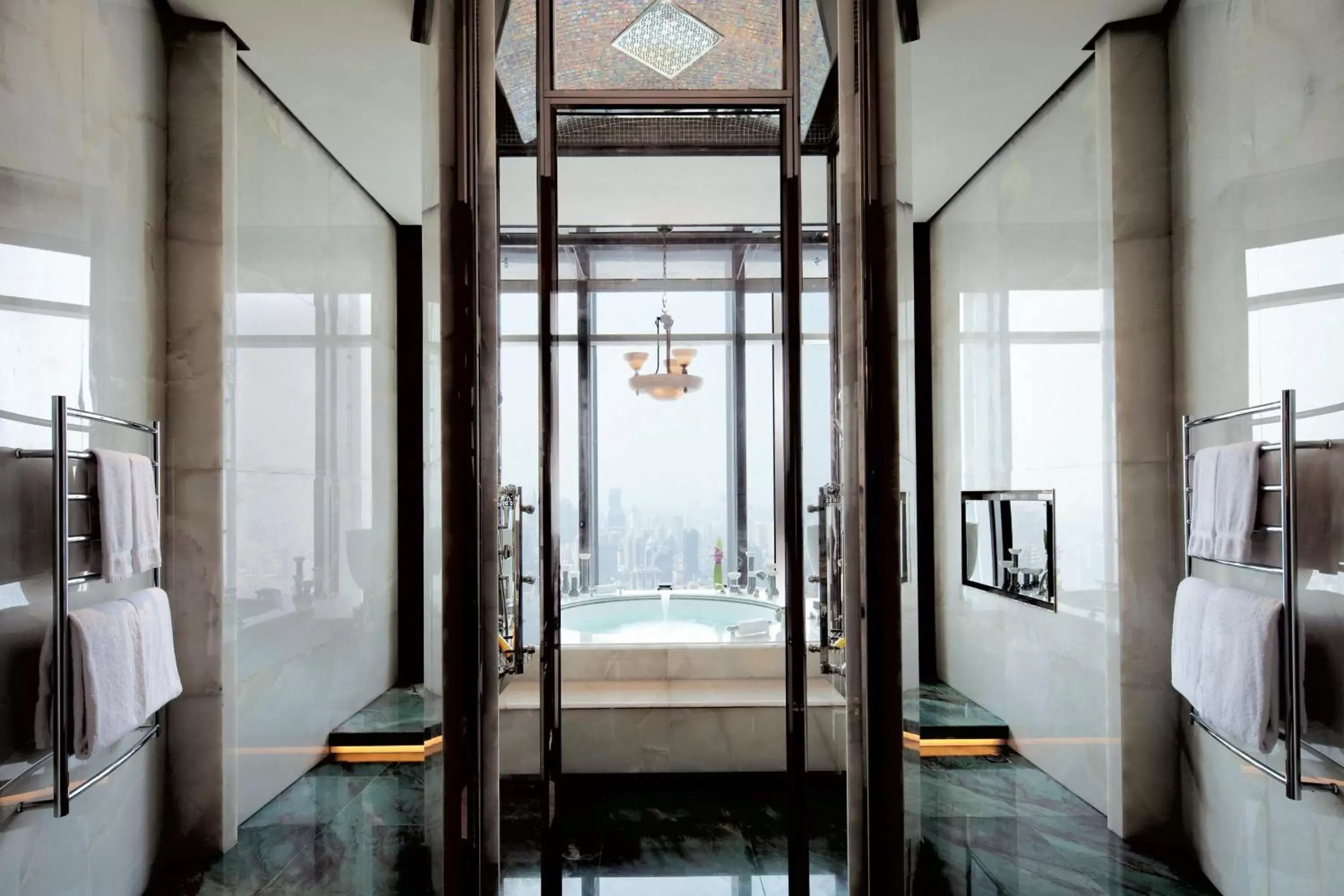 Bathroom in The Ritz-Carlton Shanghai, Pudong