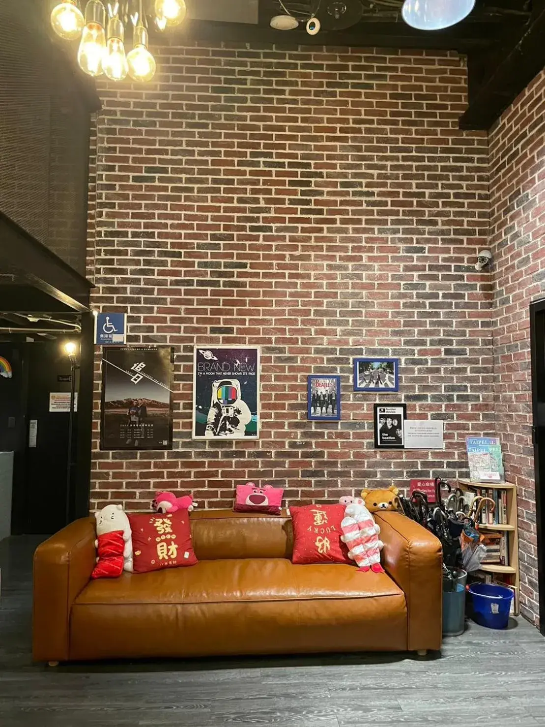Living room, Seating Area in Angels Hostel Taipei Ximen