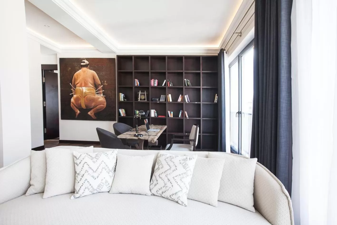 Living room in Quentin XL Potsdamer Platz