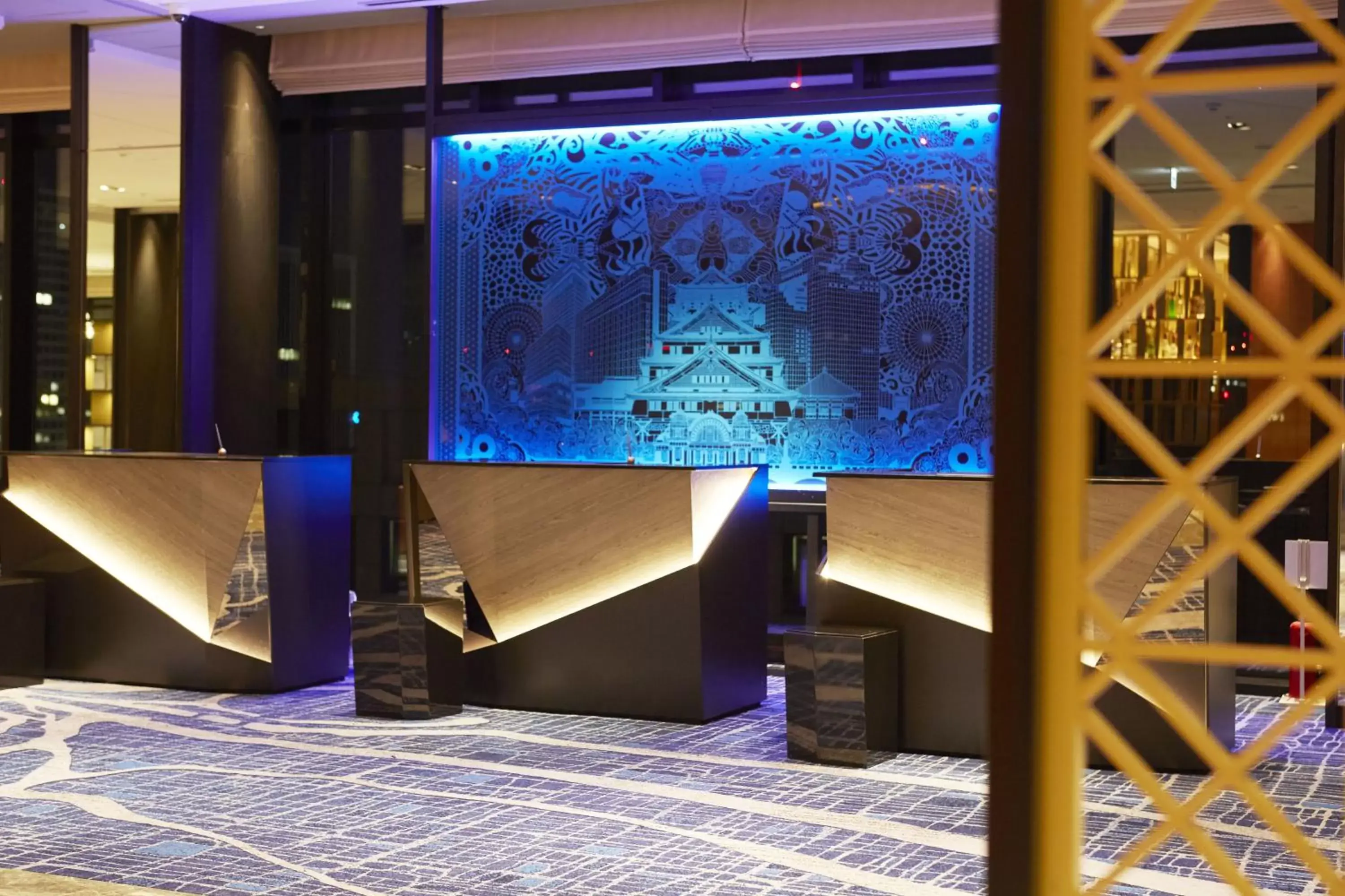 Lobby or reception, Bed in Osaka Excel Hotel Tokyu Lobby or reception, Bed in Osaka Excel Hotel Tokyu