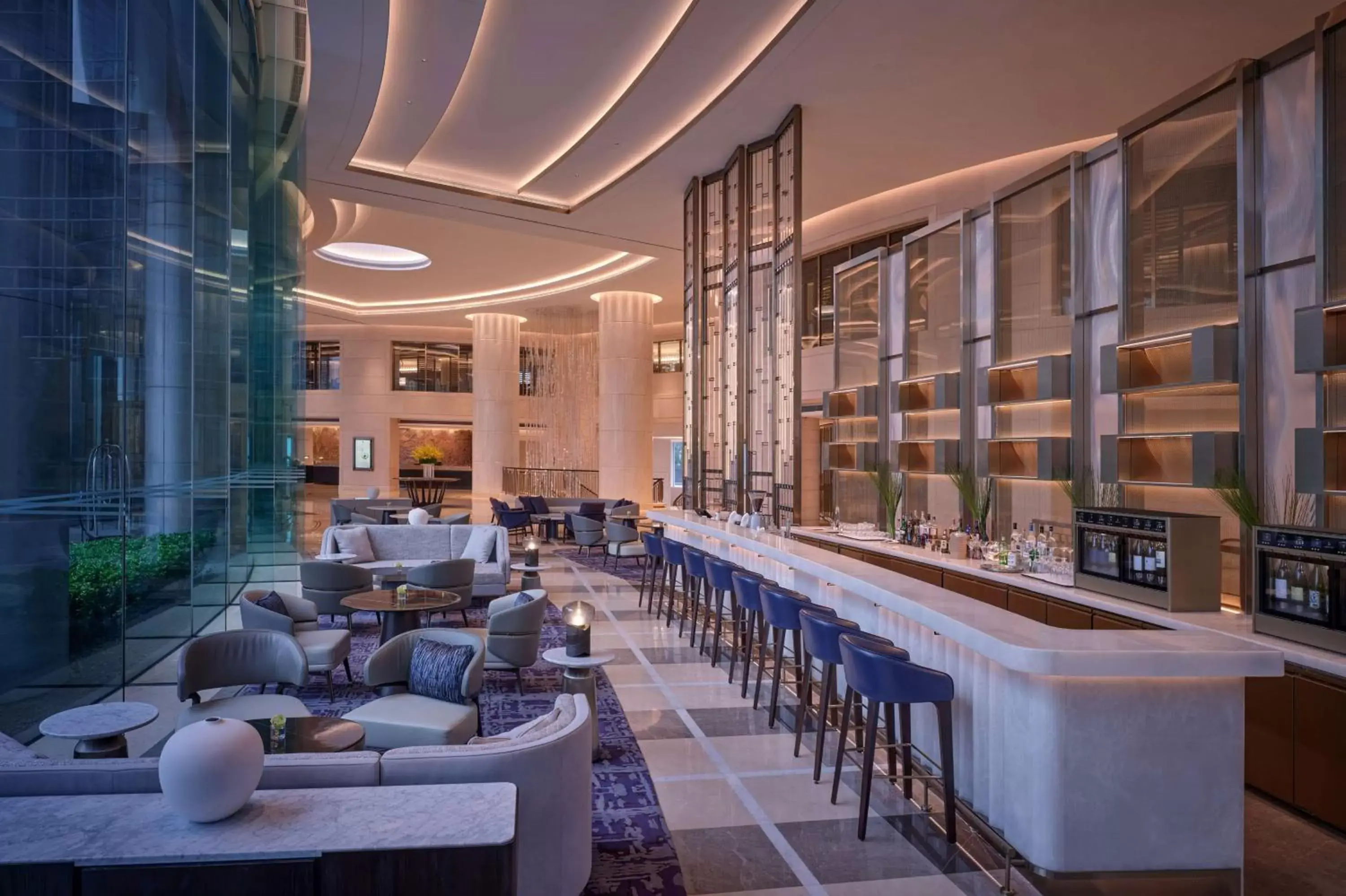 Lobby or reception, Lounge/Bar in Grand Hyatt Beijing