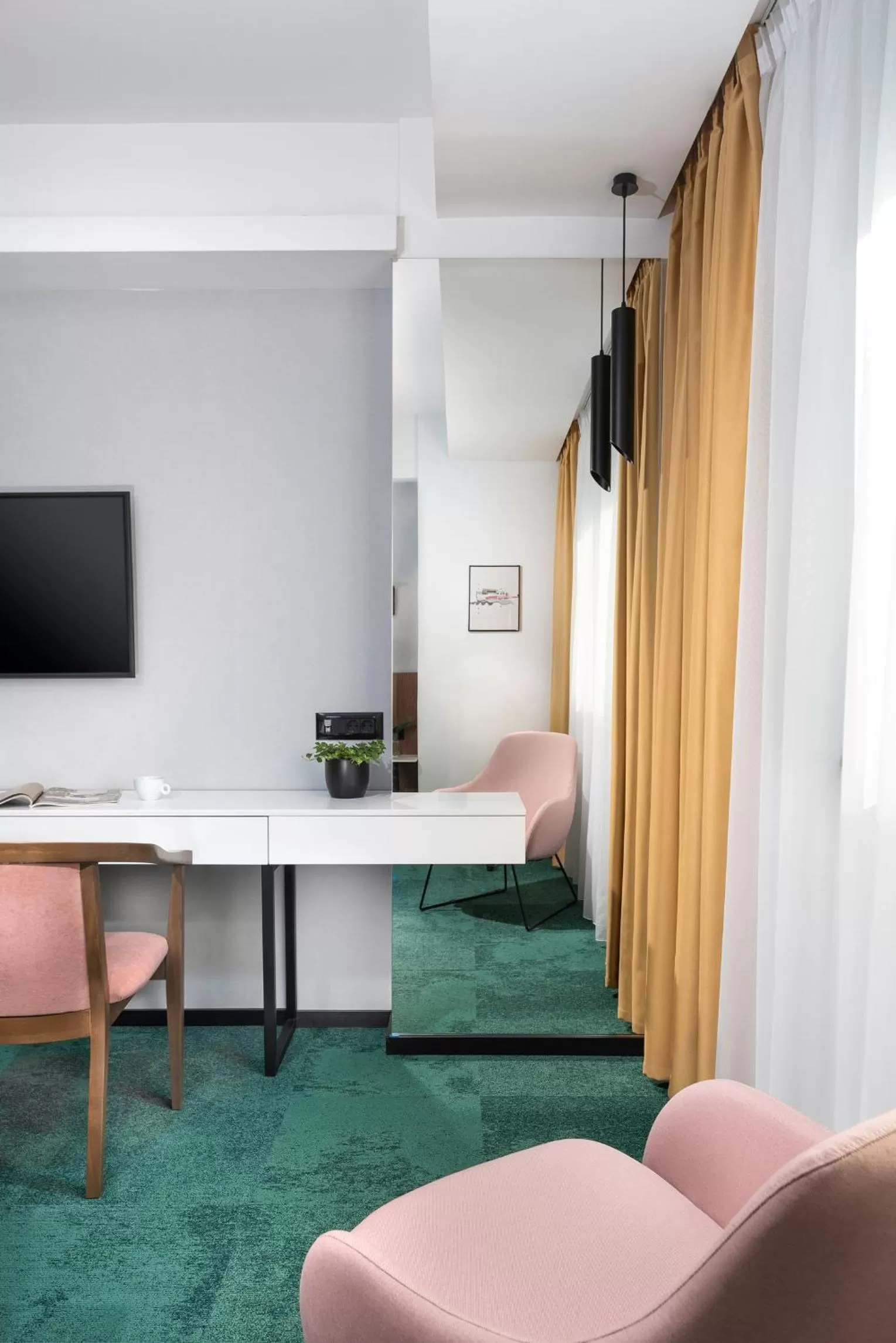 Seating area in Hotel Tim's