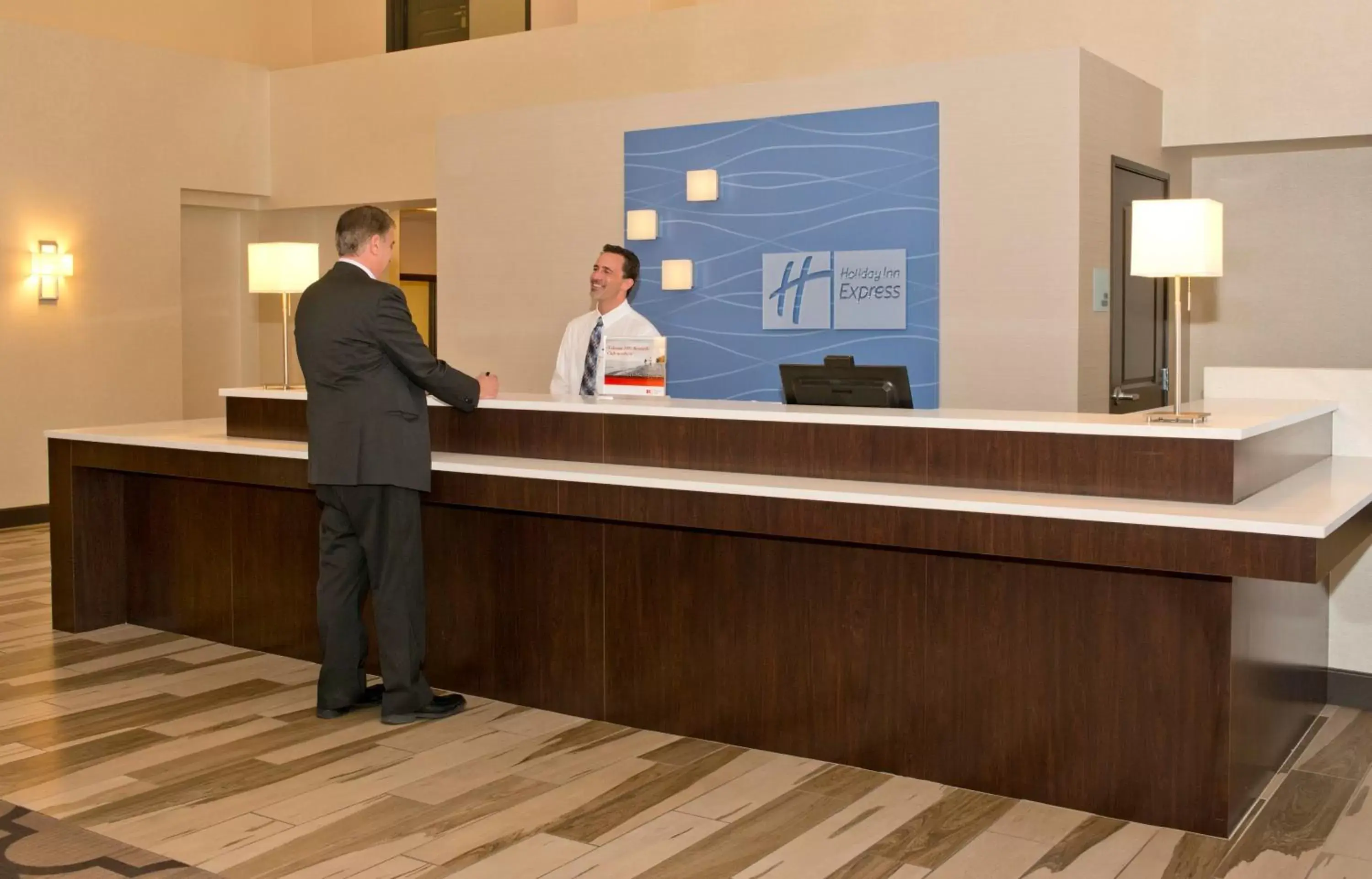 Property building, Lobby/Reception in Holiday Inn Express & Suites Colorado Springs Central, an IHG Hotel