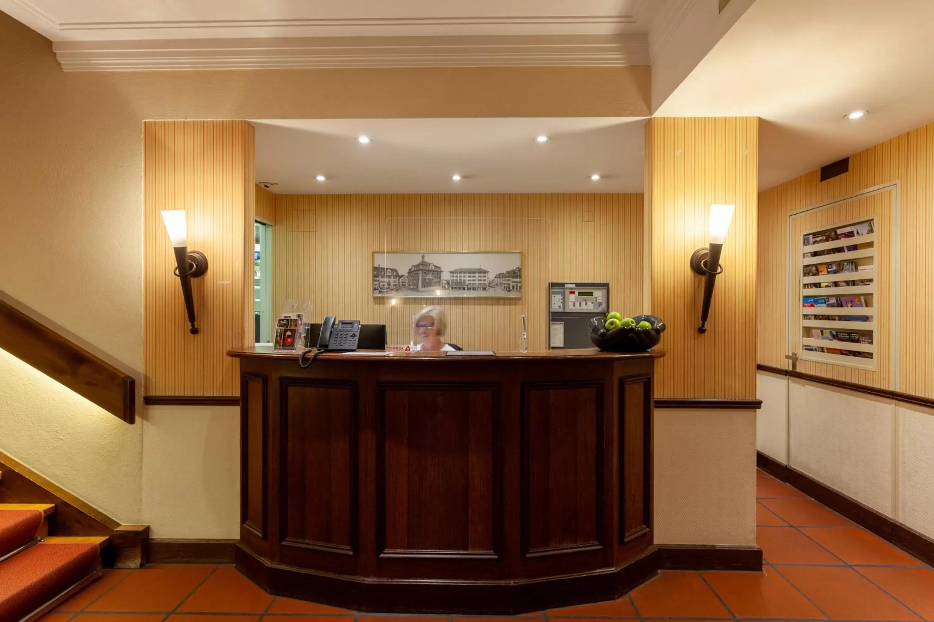 Lobby or reception in Wysses Rössli Swiss Quality Hotel
