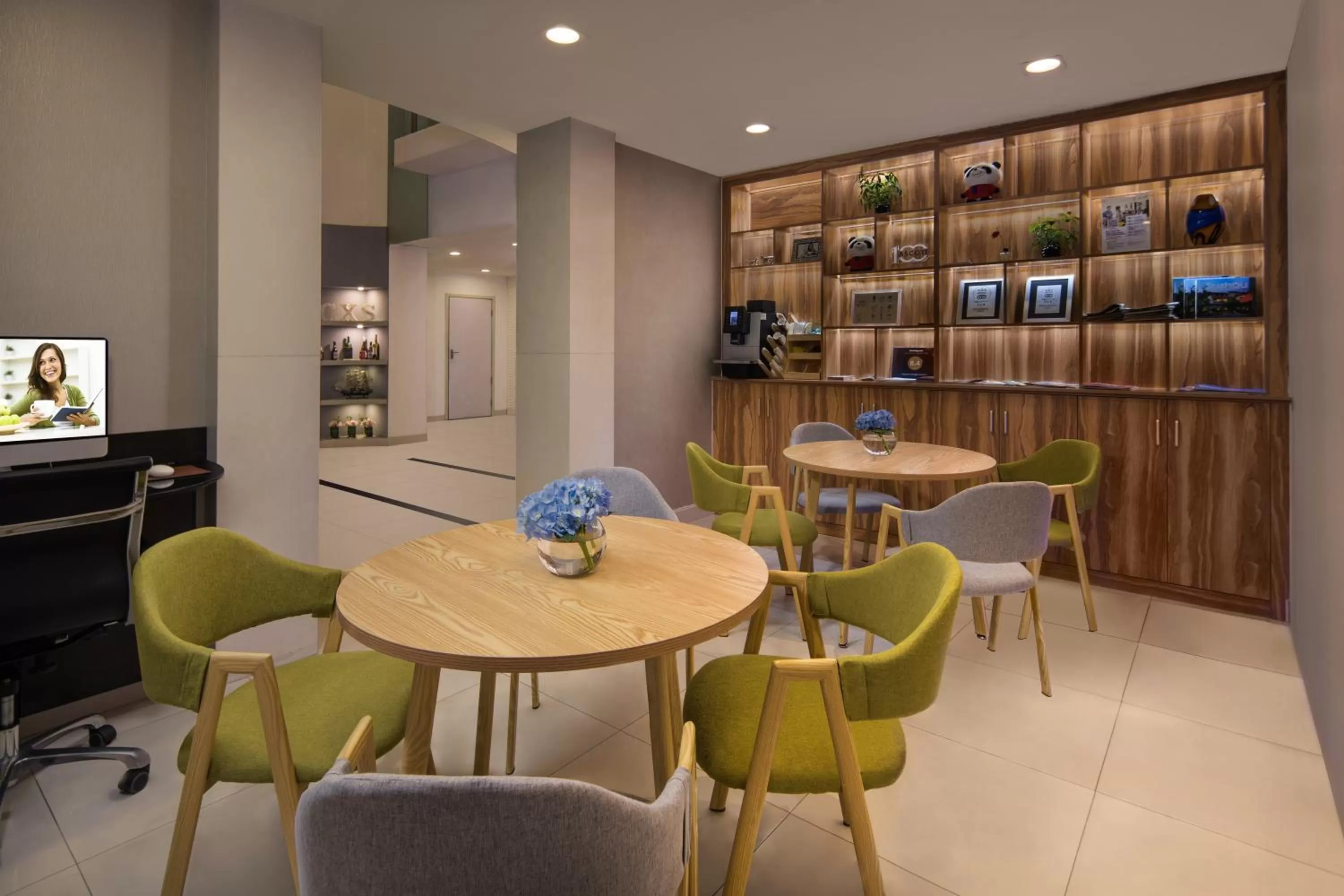 Lounge or bar in Citadines Xinghai Suzhou