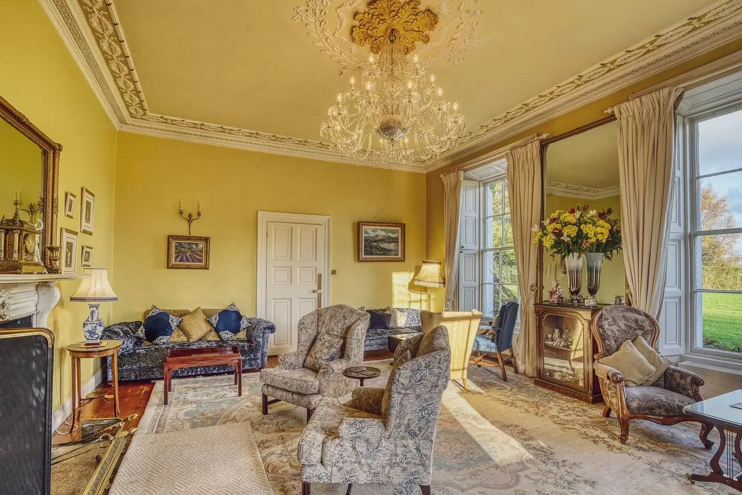 Seating Area in Castle Grove Country House Hotel