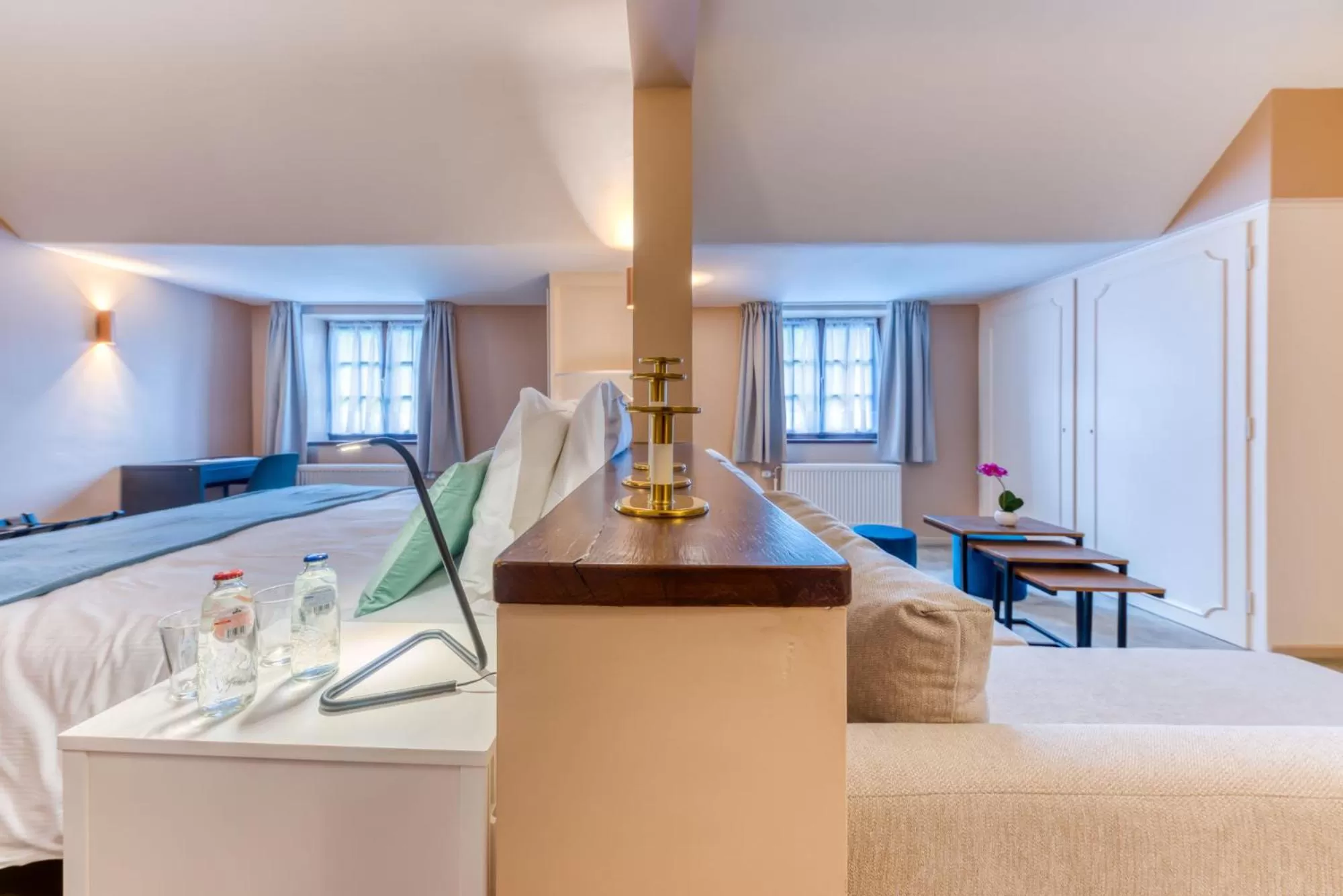 Bed in Hôtel Imperi'Ale