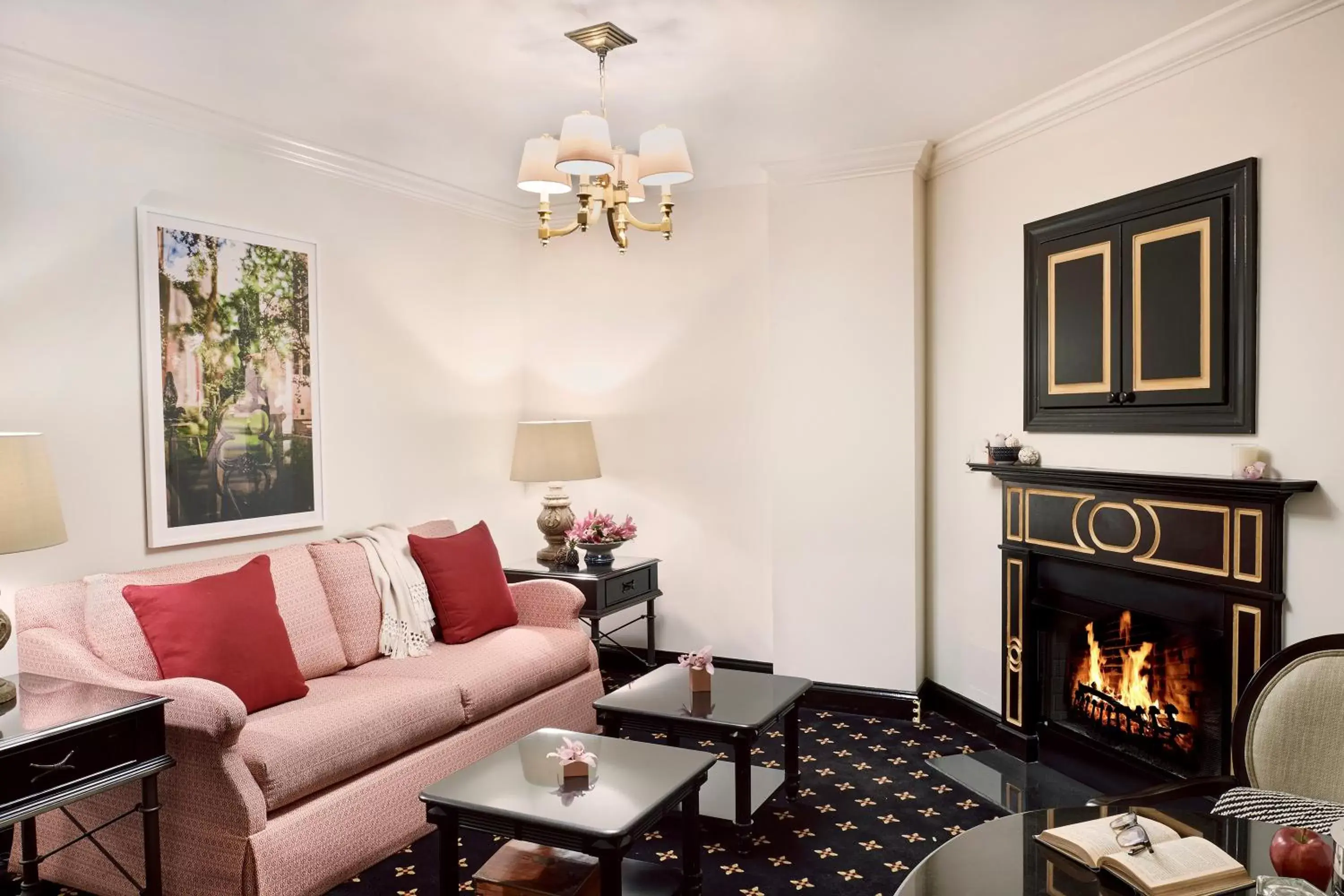 Seating Area in French Quarter Inn