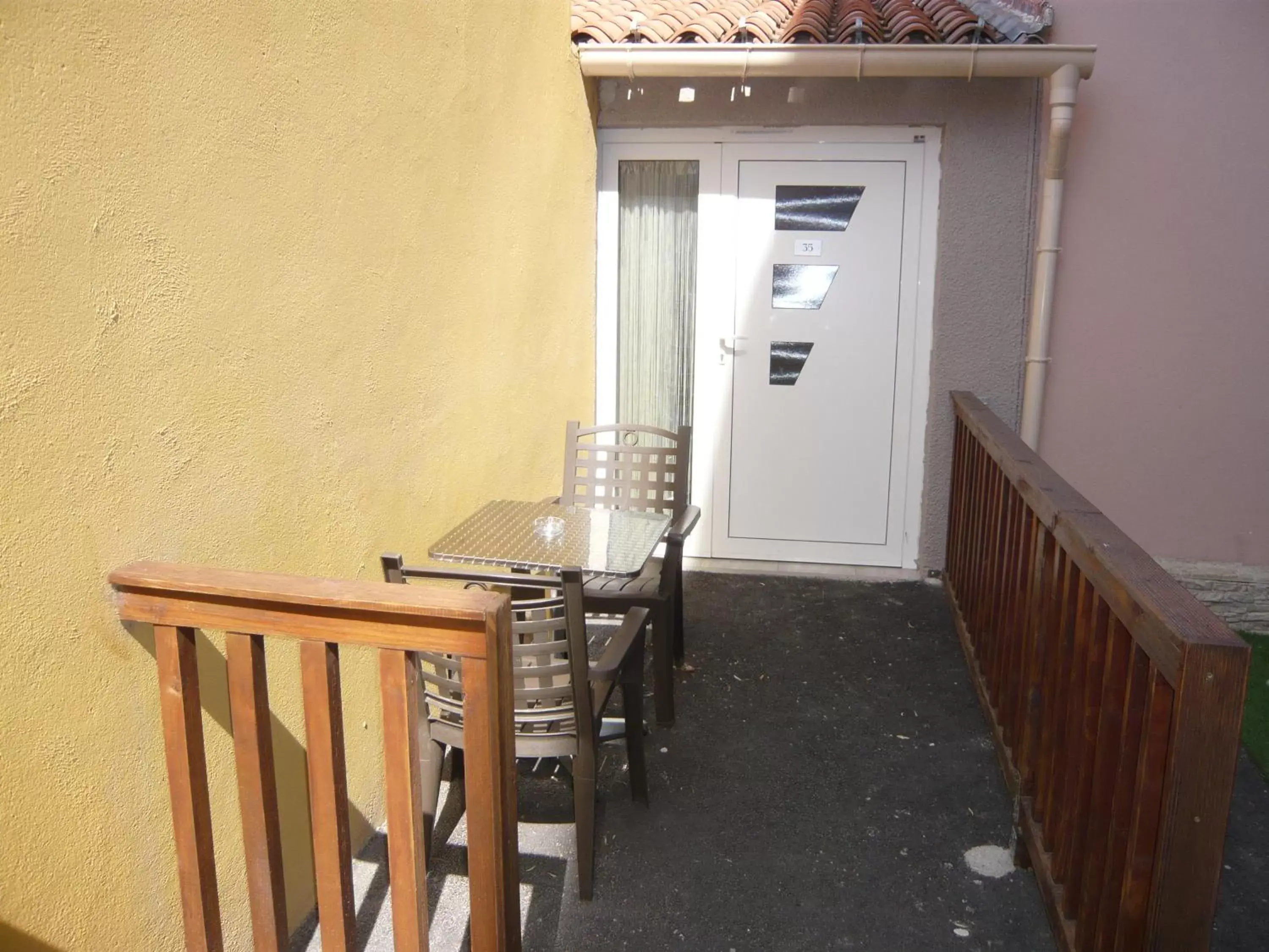 Balcony/Terrace in Hôtel Port Beach