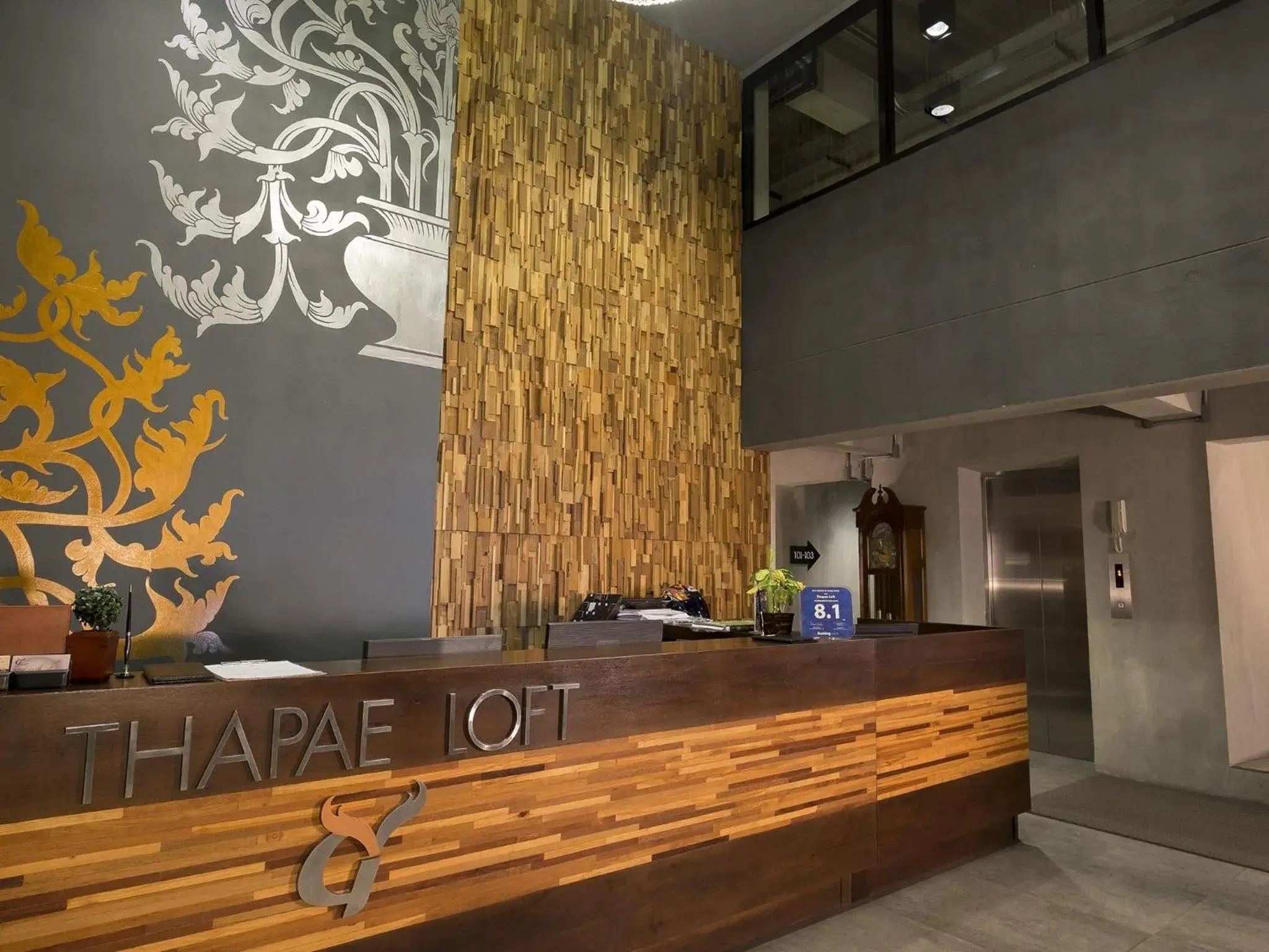 Lobby or reception, Lobby/Reception in Thapae Loft Hotel (SHA Certified)