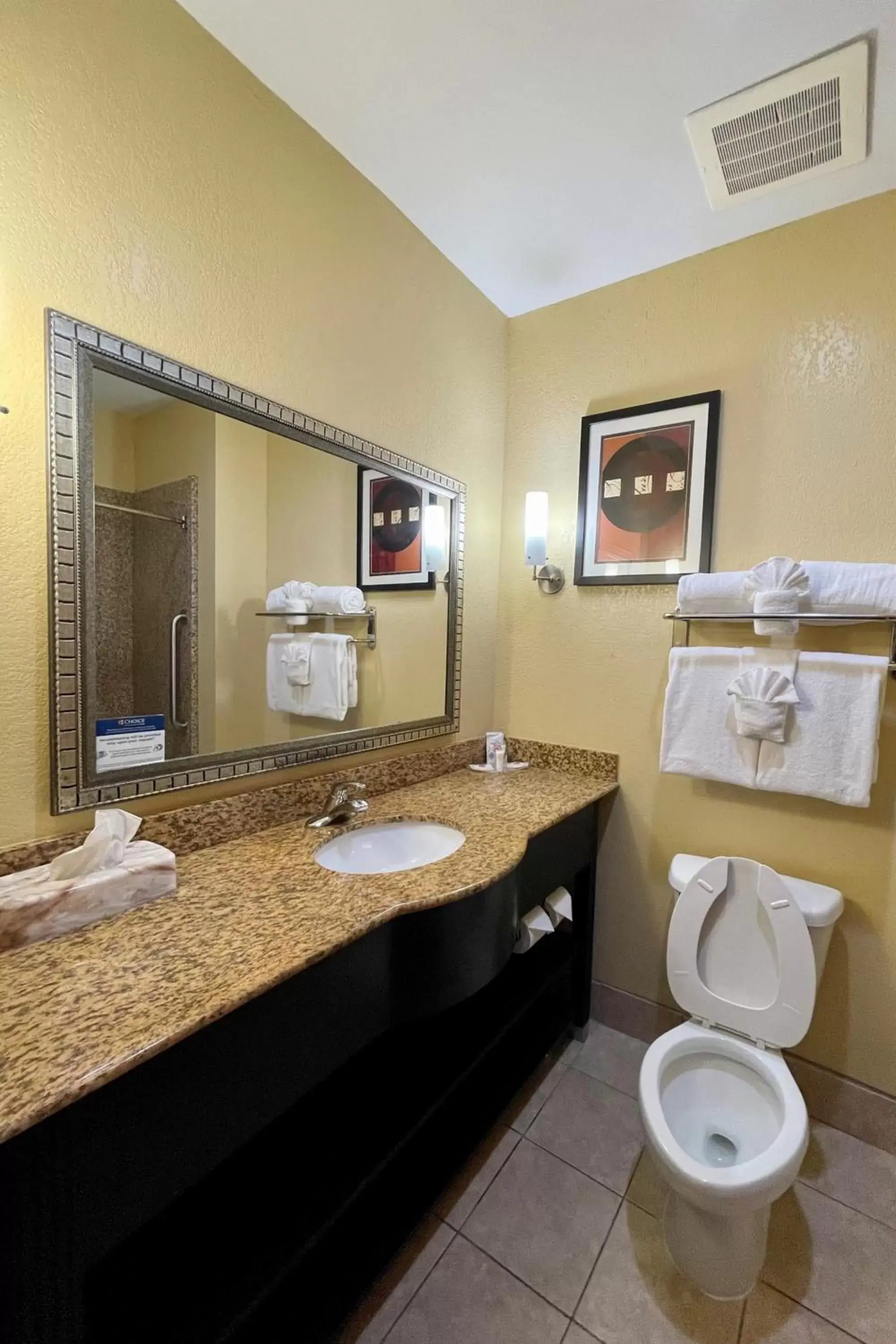 Shower, Bathroom in Comfort Suites Augusta Riverwatch