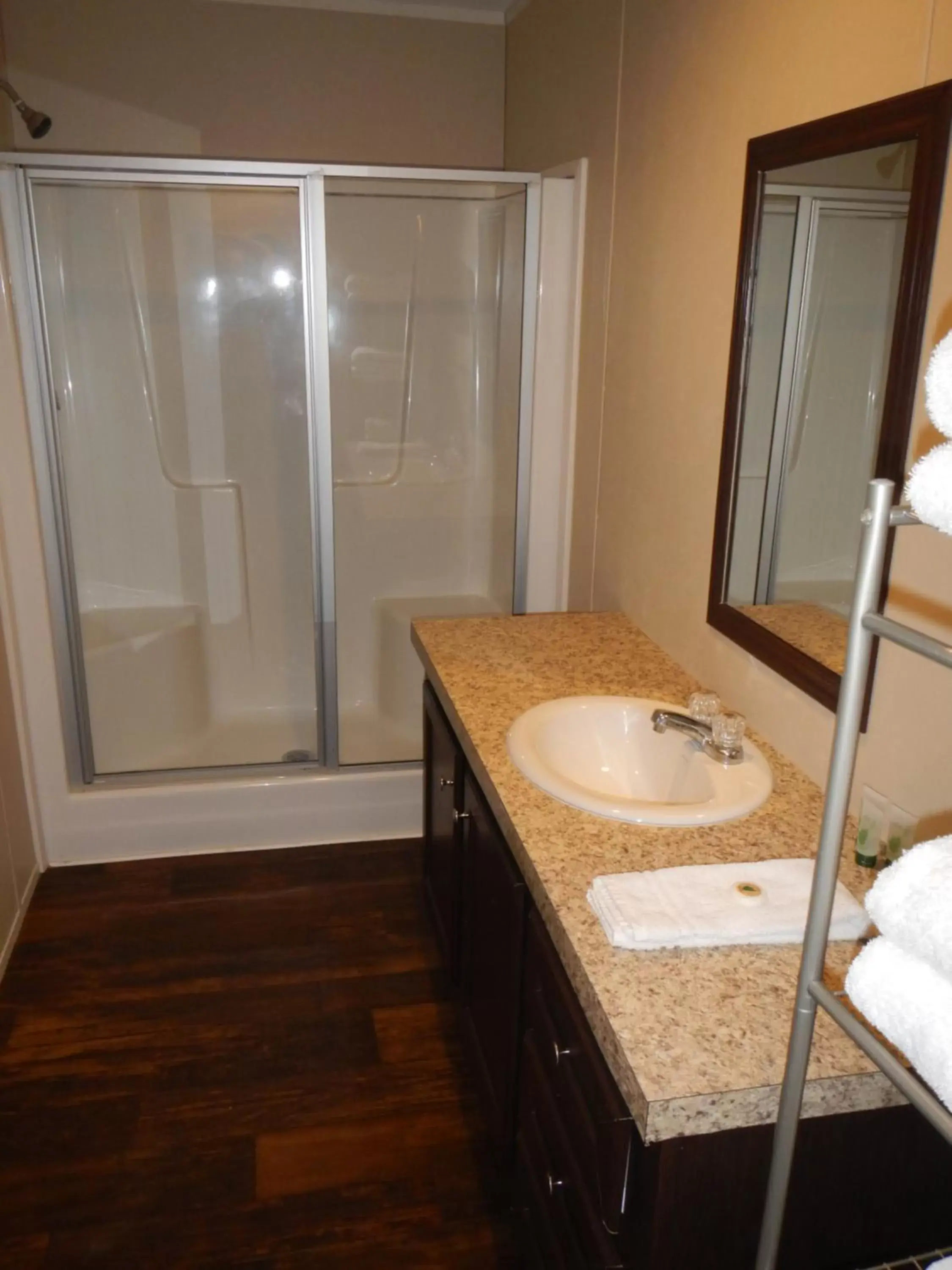 Shower, Bathroom in Double Barr Cottage Inn