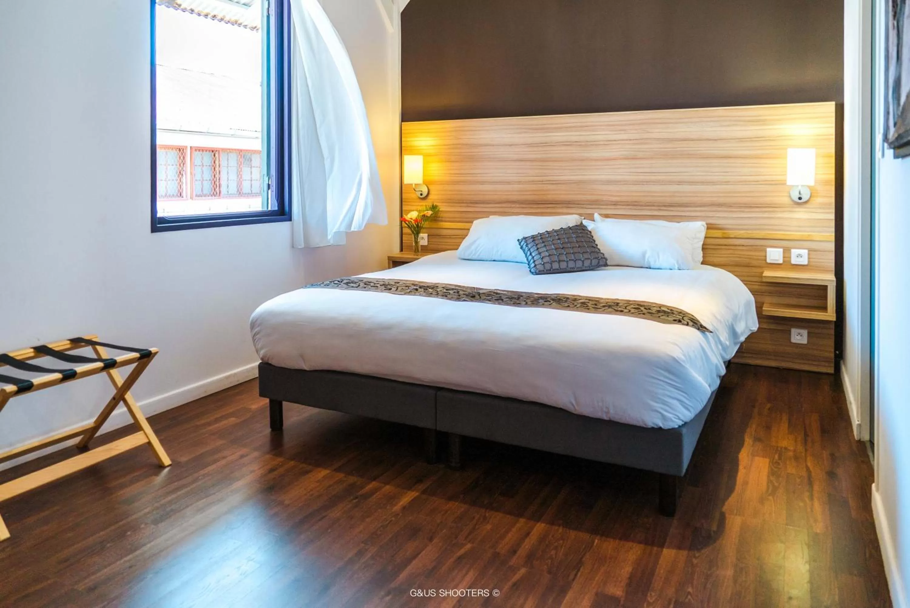 Bed in Eclipse Belle Etoile Appart'hôtel