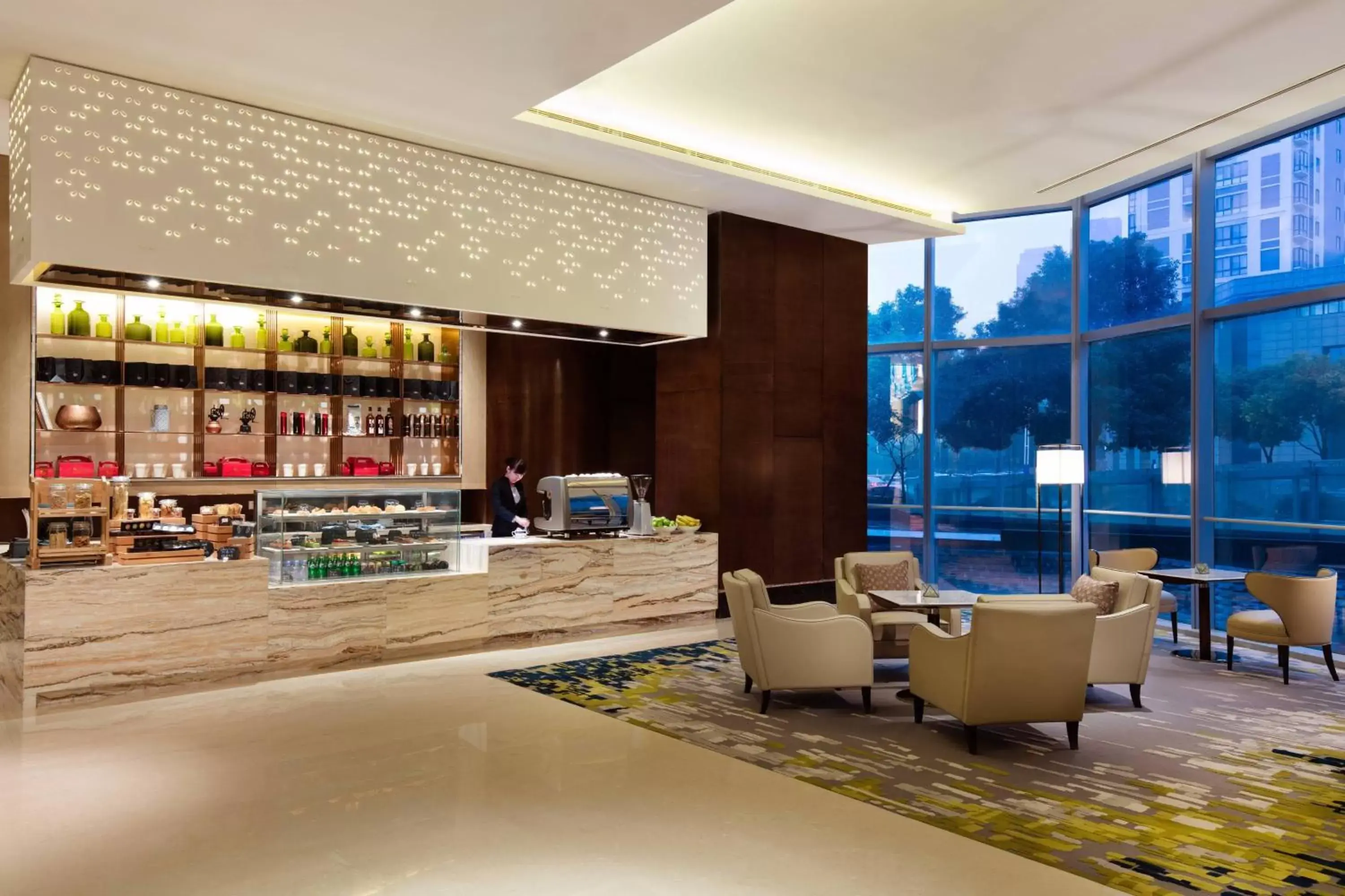 Restaurant/places to eat, Lounge/Bar in Changzhou Marriott Hotel