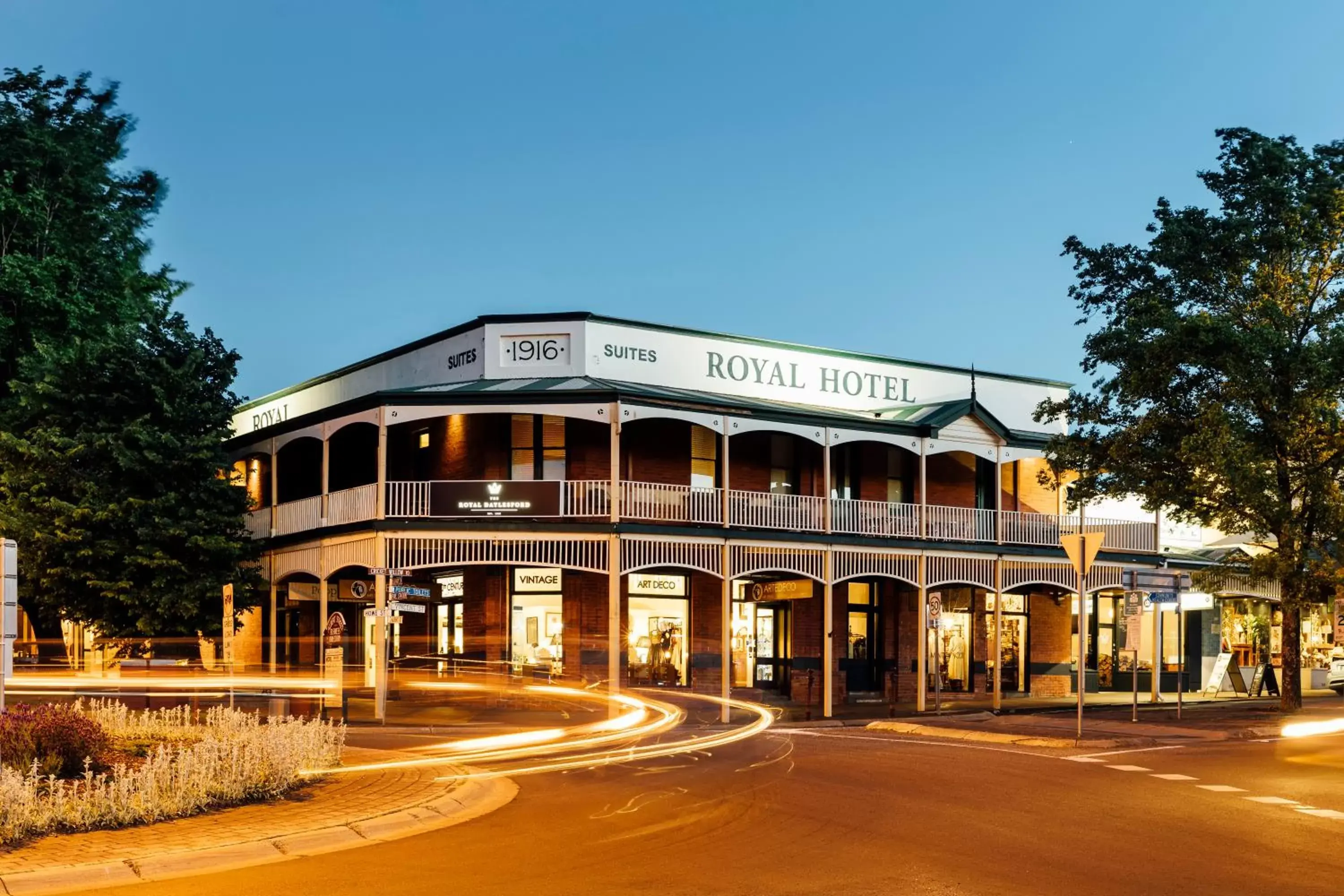 Property building in The Royal Daylesford Hotel