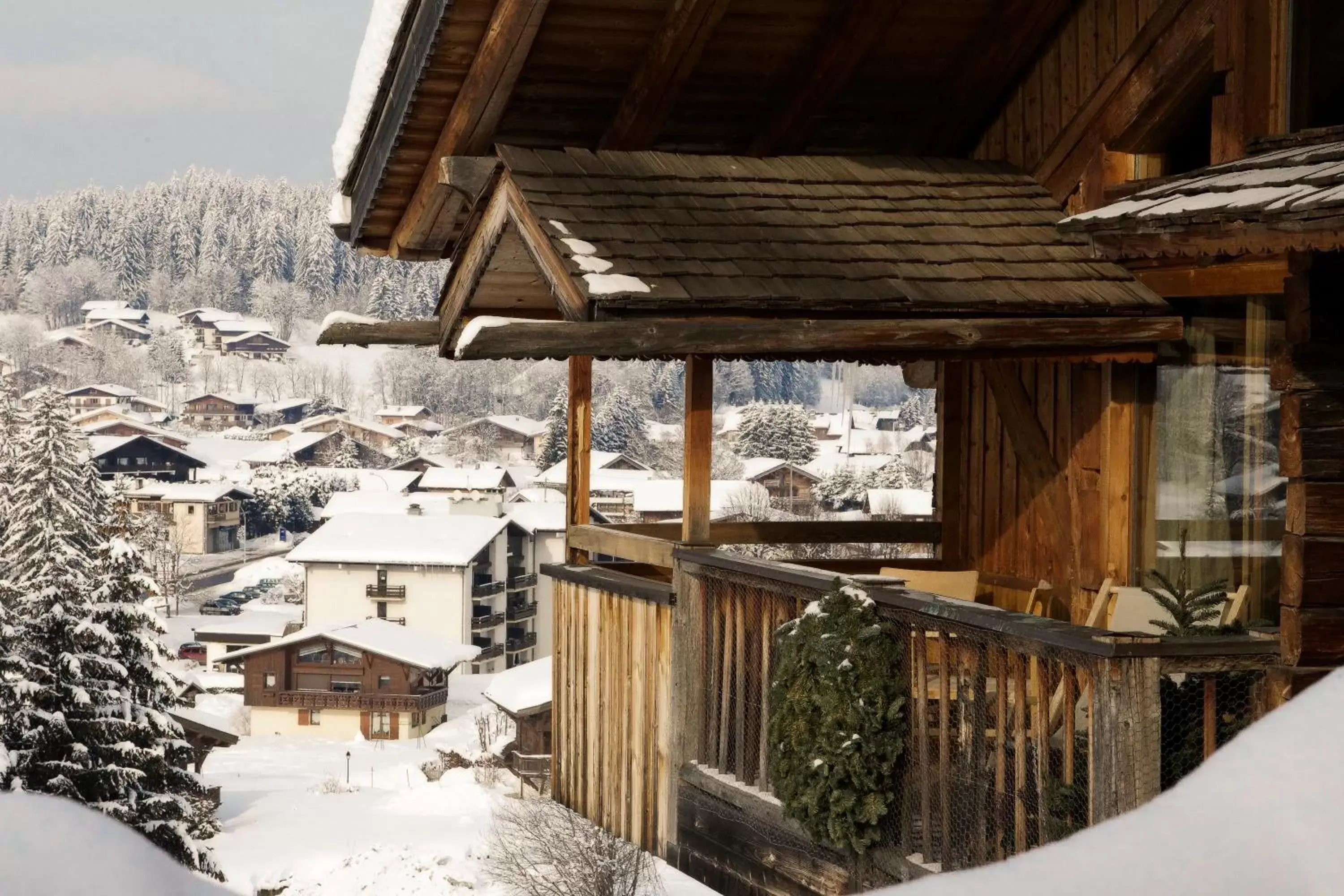 Facade/entrance, Winter in Zannier Hotels Le Chalet