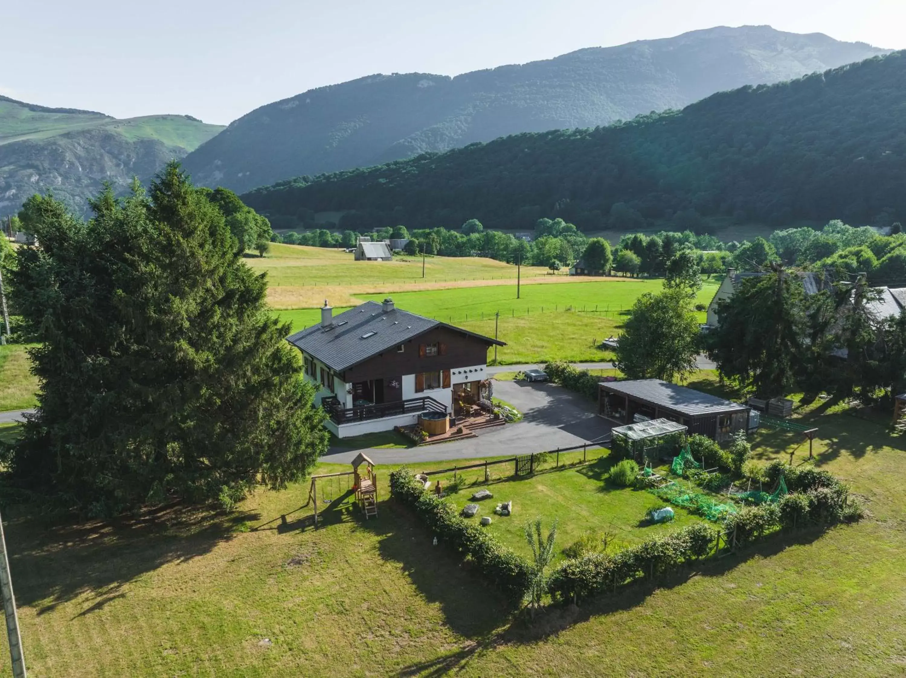 Bird's eye view in Chalet Ouréa