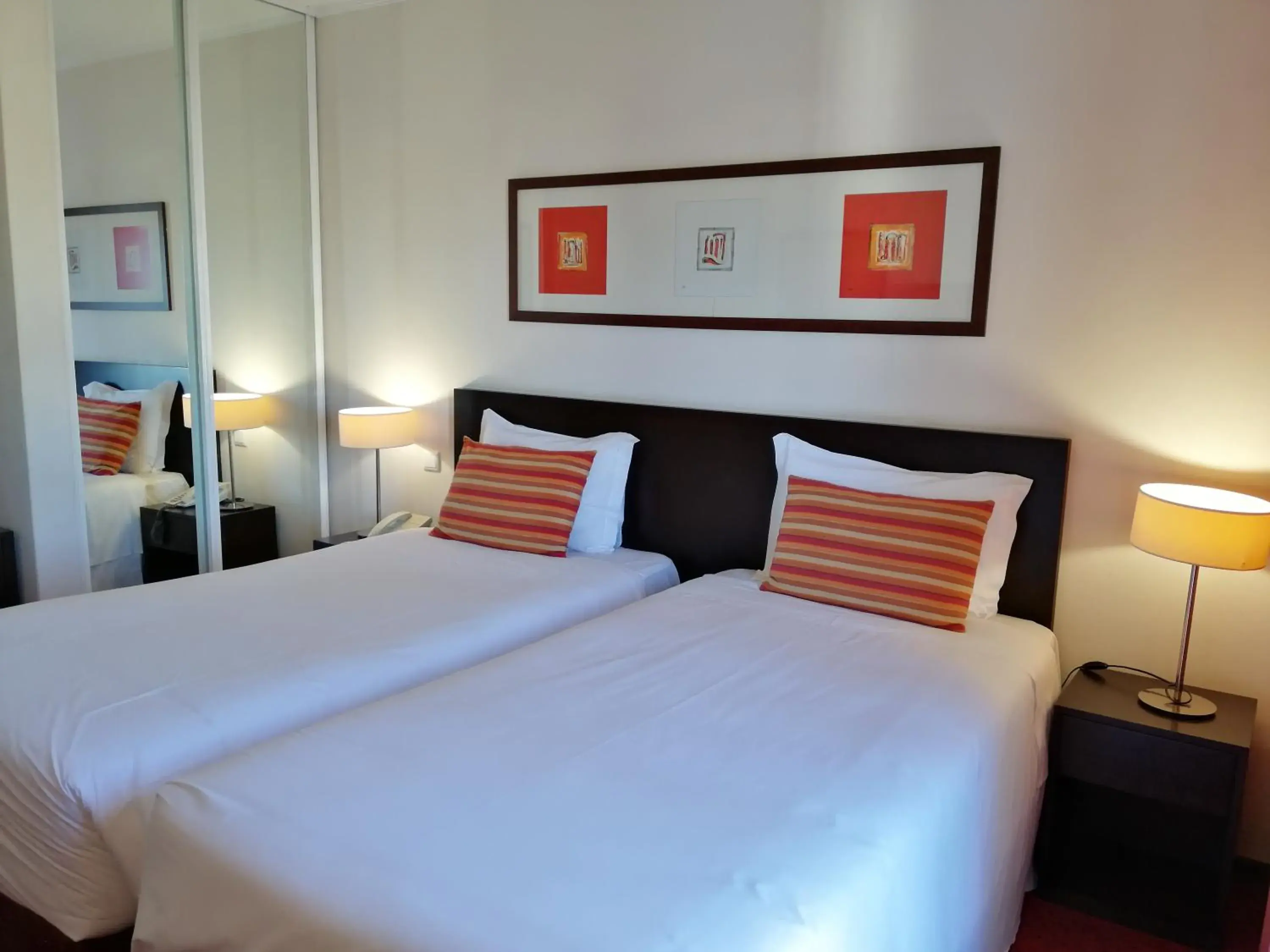 Bed in Hotel Monaco Bed in Hotel Monaco